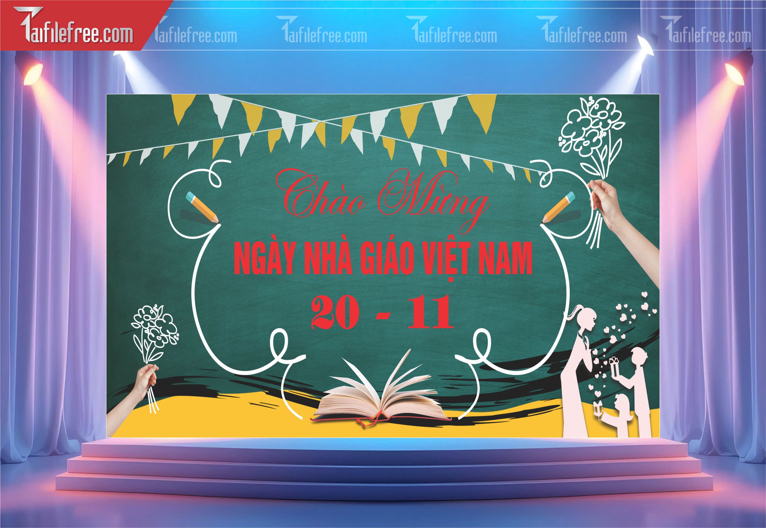 Phông Nền Chào Mừng Ngày Nhà Giáo Việt Nam 20-11_NNG97