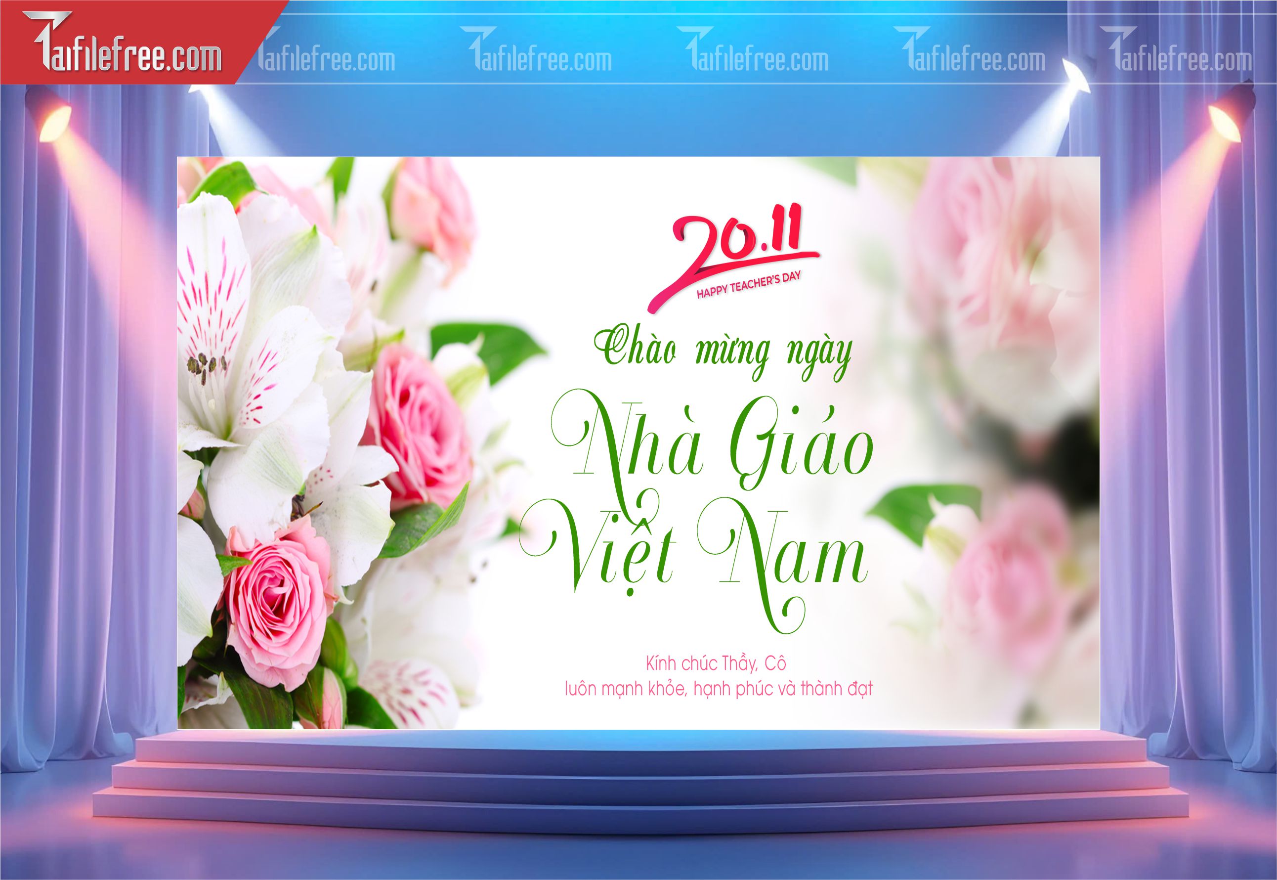 Phông Nền Chào Mừng Ngày Nhà Giáo Việt Nam 20-11_NNG99