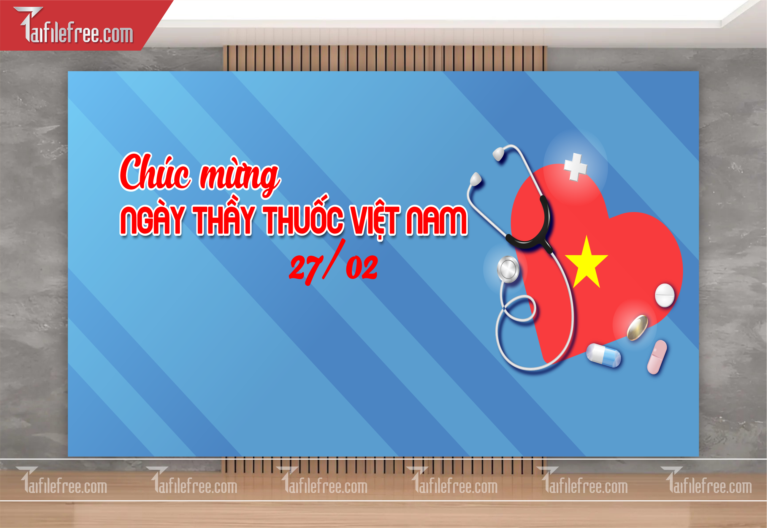 Background Phông Nền Chúc Mừng Ngày Thầy Thuốc Việt Nam_NTT02