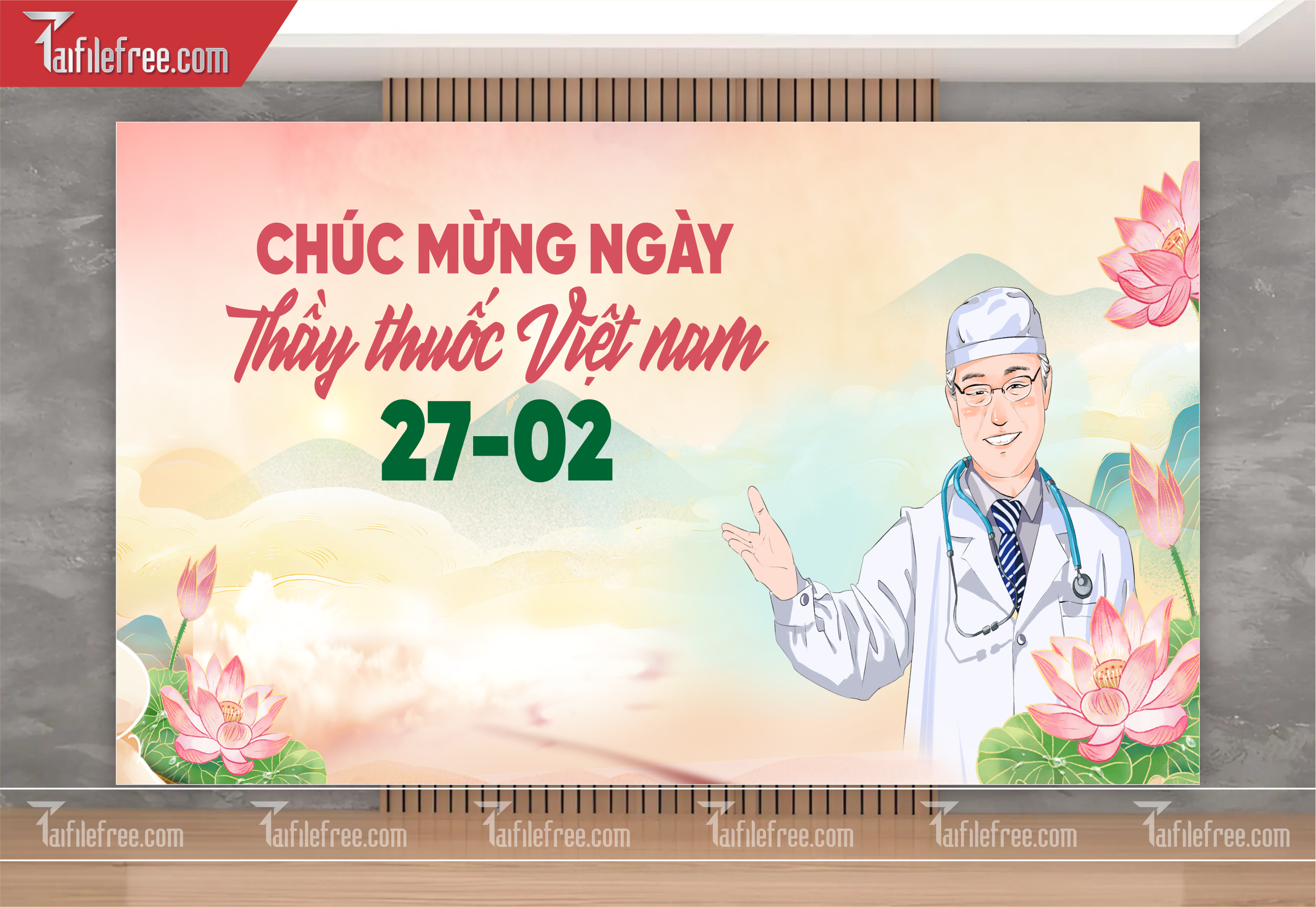 Background Phông Nền Chúc Mừng Ngày Thầy Thuốc Việt Nam_NTT03