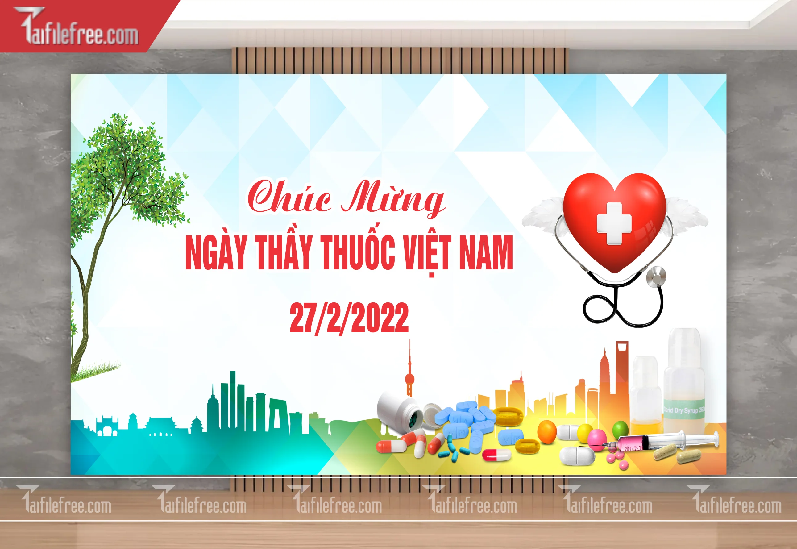 Background Phông Nền Chúc Mừng Ngày Thầy Thuốc Việt Nam_NTT06