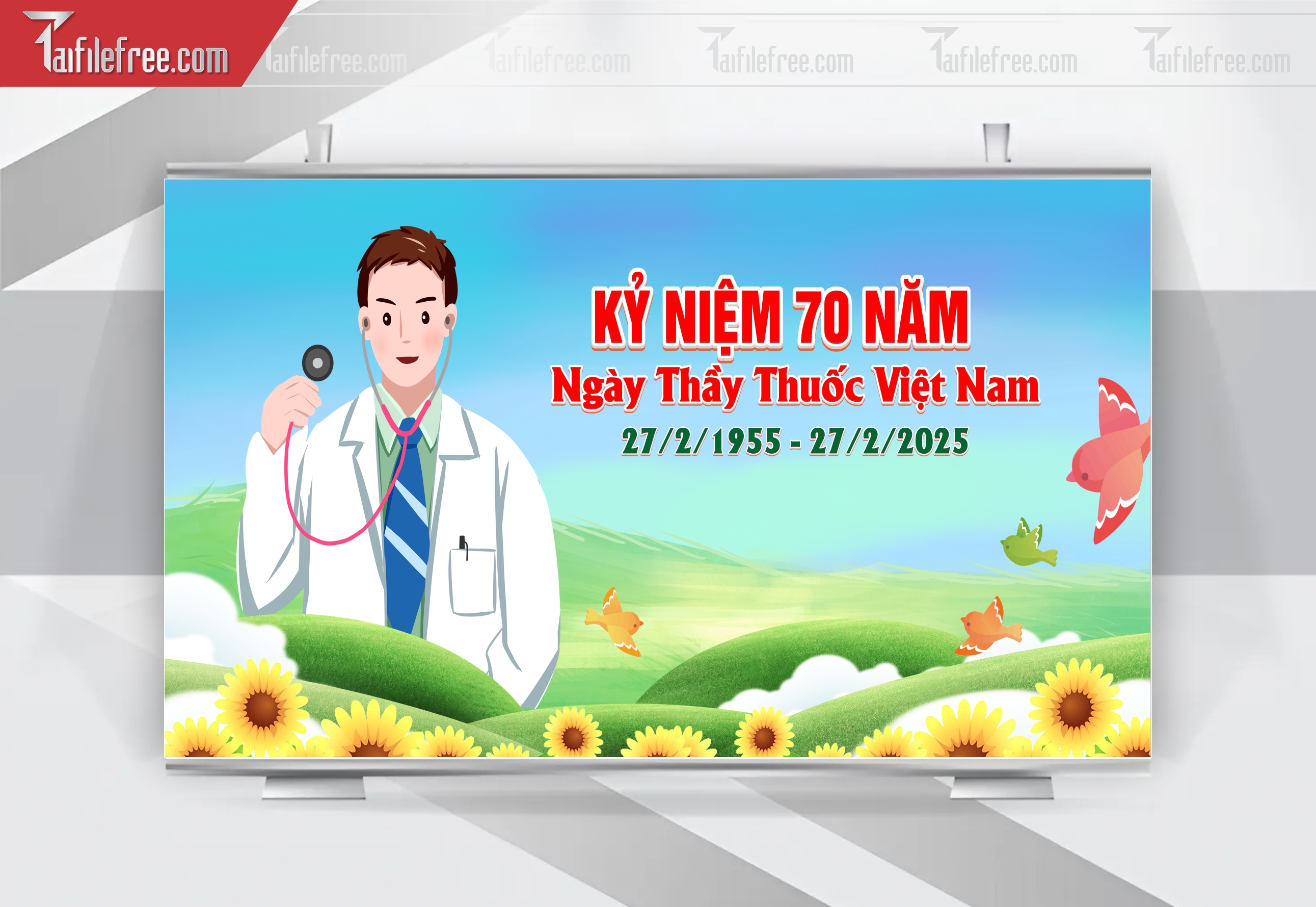 Background Phông Nền Chúc Mừng Ngày Thầy Thuốc Việt Nam_NTT12