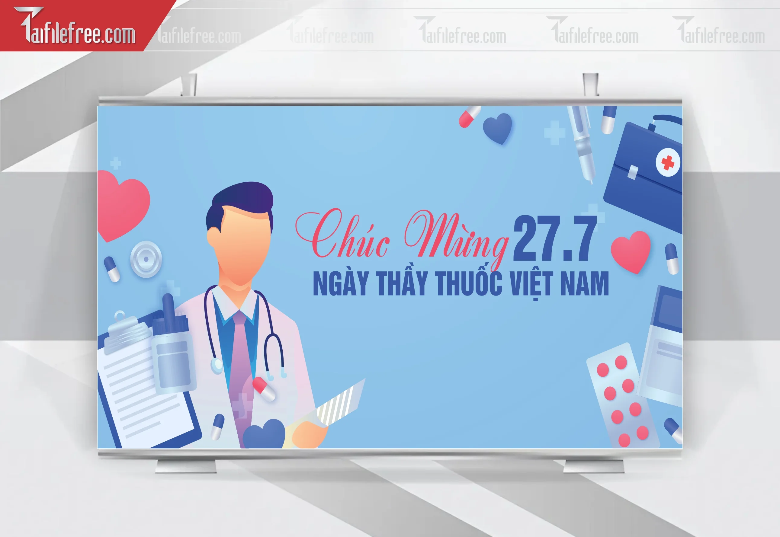 Background Phông Nền Chúc Mừng Ngày Thầy Thuốc Việt Nam_NTT14