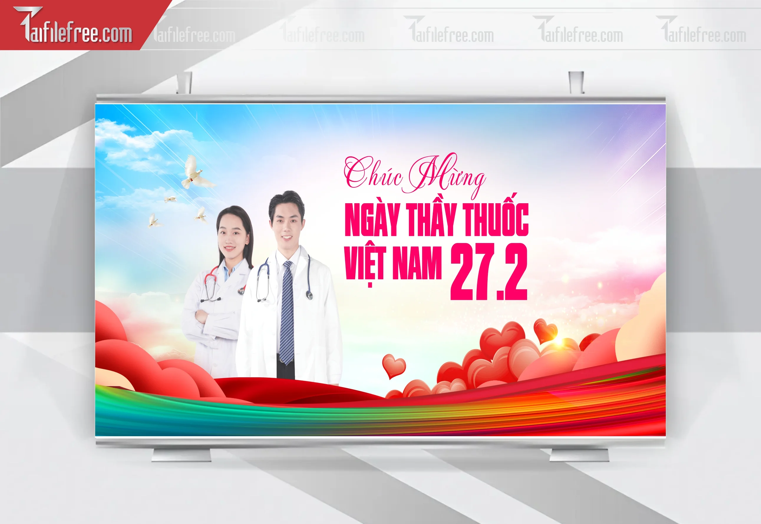Background Phông Nền Chúc Mừng Ngày Thầy Thuốc Việt Nam_NTT15