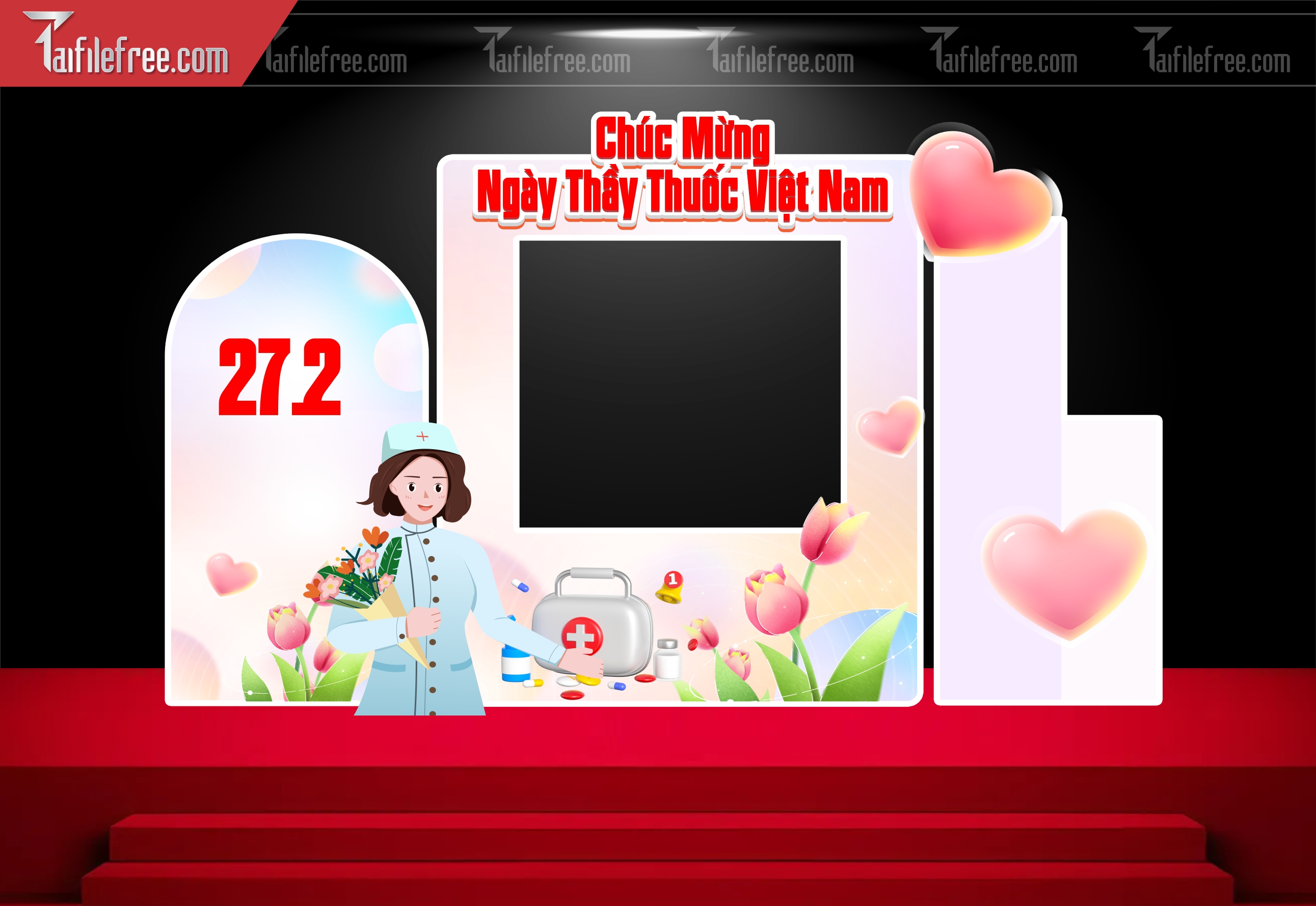 Background Phông Nền Chúc Mừng Ngày Thầy Thuốc Việt Nam_NTT19