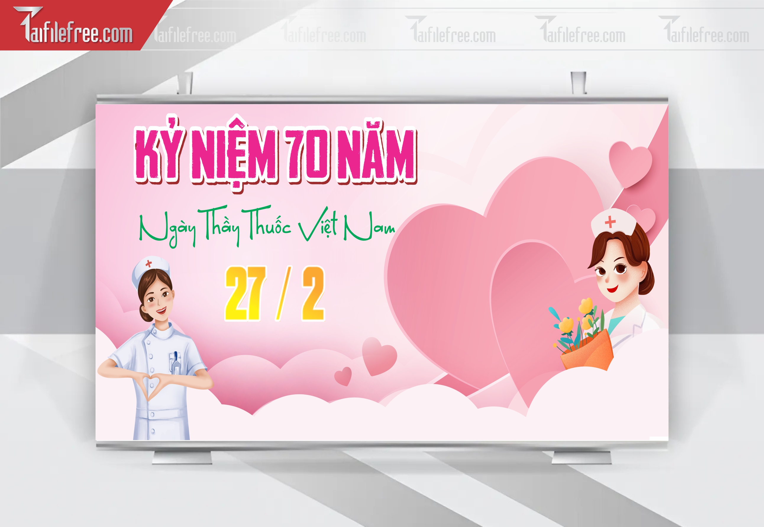 Background Phông Nền Chúc Mừng Ngày Thầy Thuốc Việt Nam_NTT22