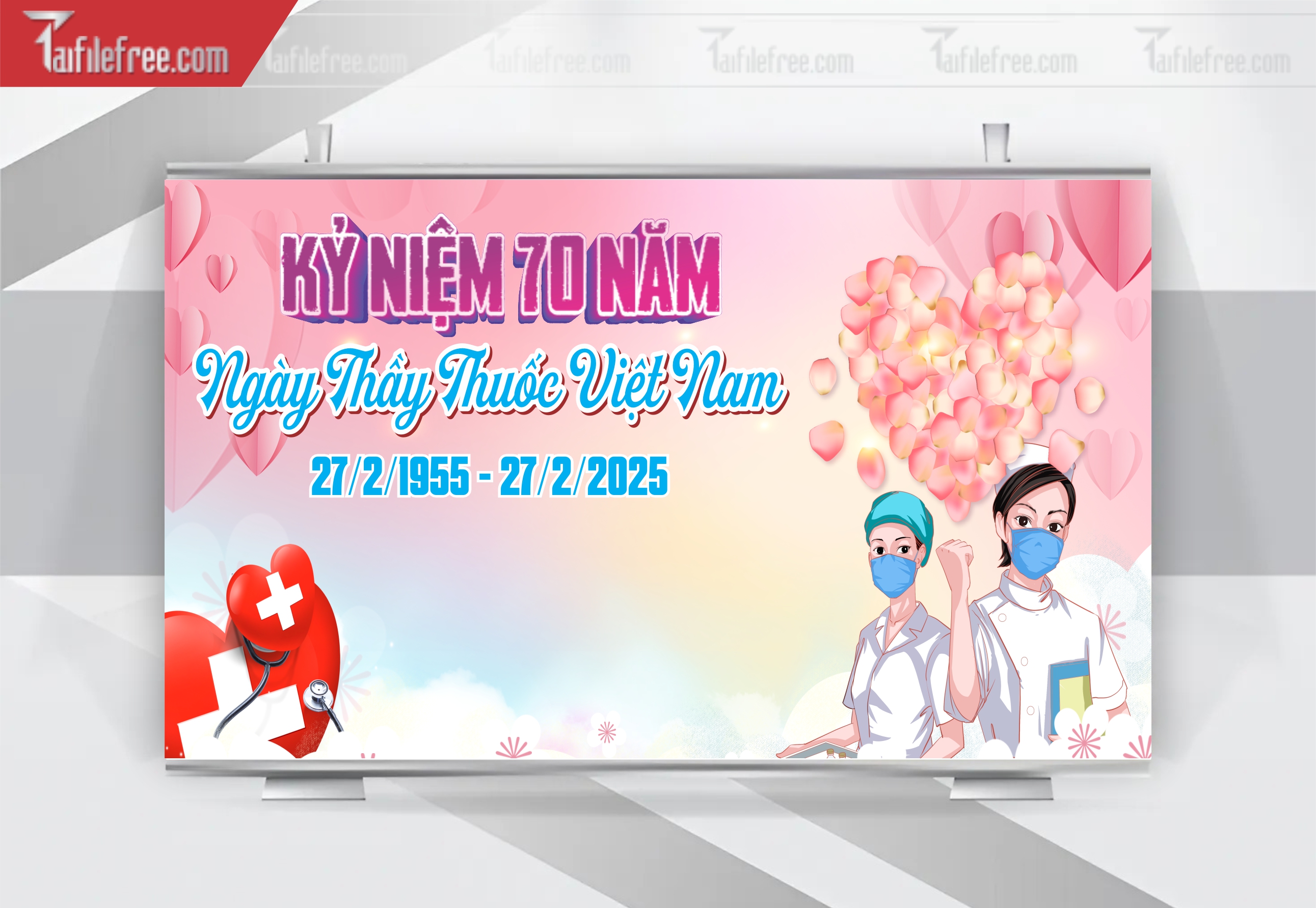 Background Phông Nền Chúc Mừng Ngày Thầy Thuốc Việt Nam_NTT25