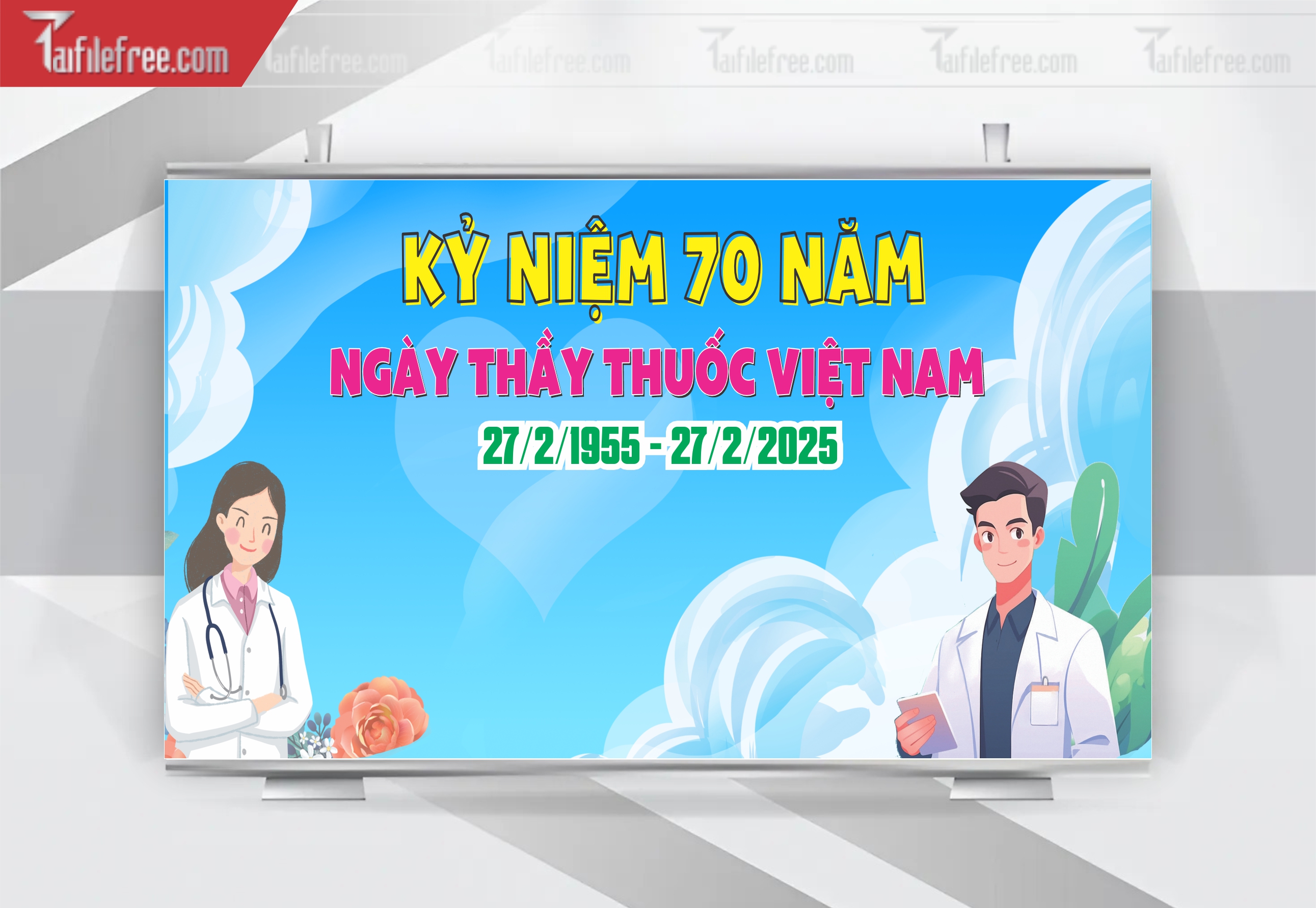 Background Phông Nền Chúc Mừng Ngày Thầy Thuốc Việt Nam_NTT27