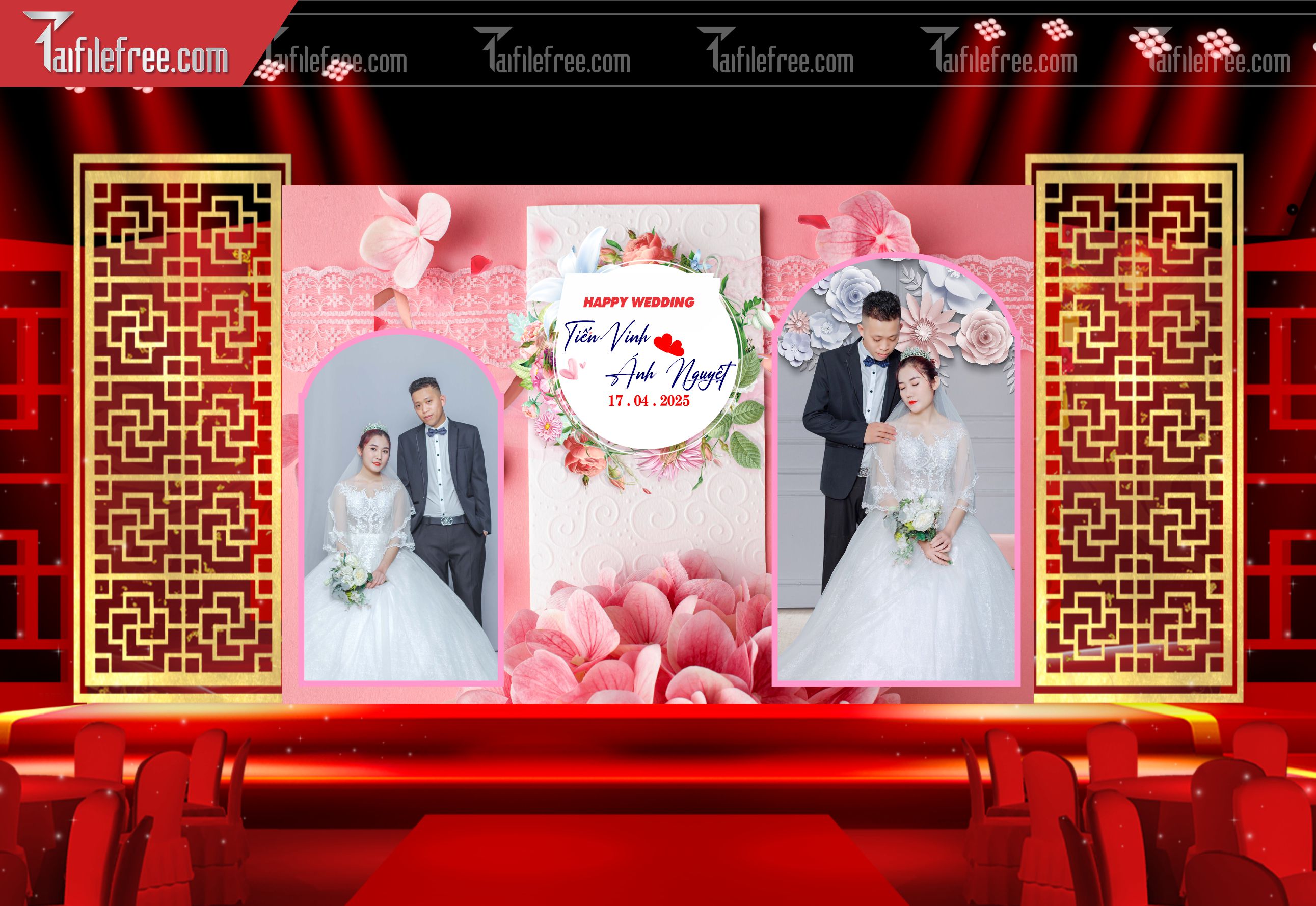 Phông Đám Cưới Đẹp PDC03