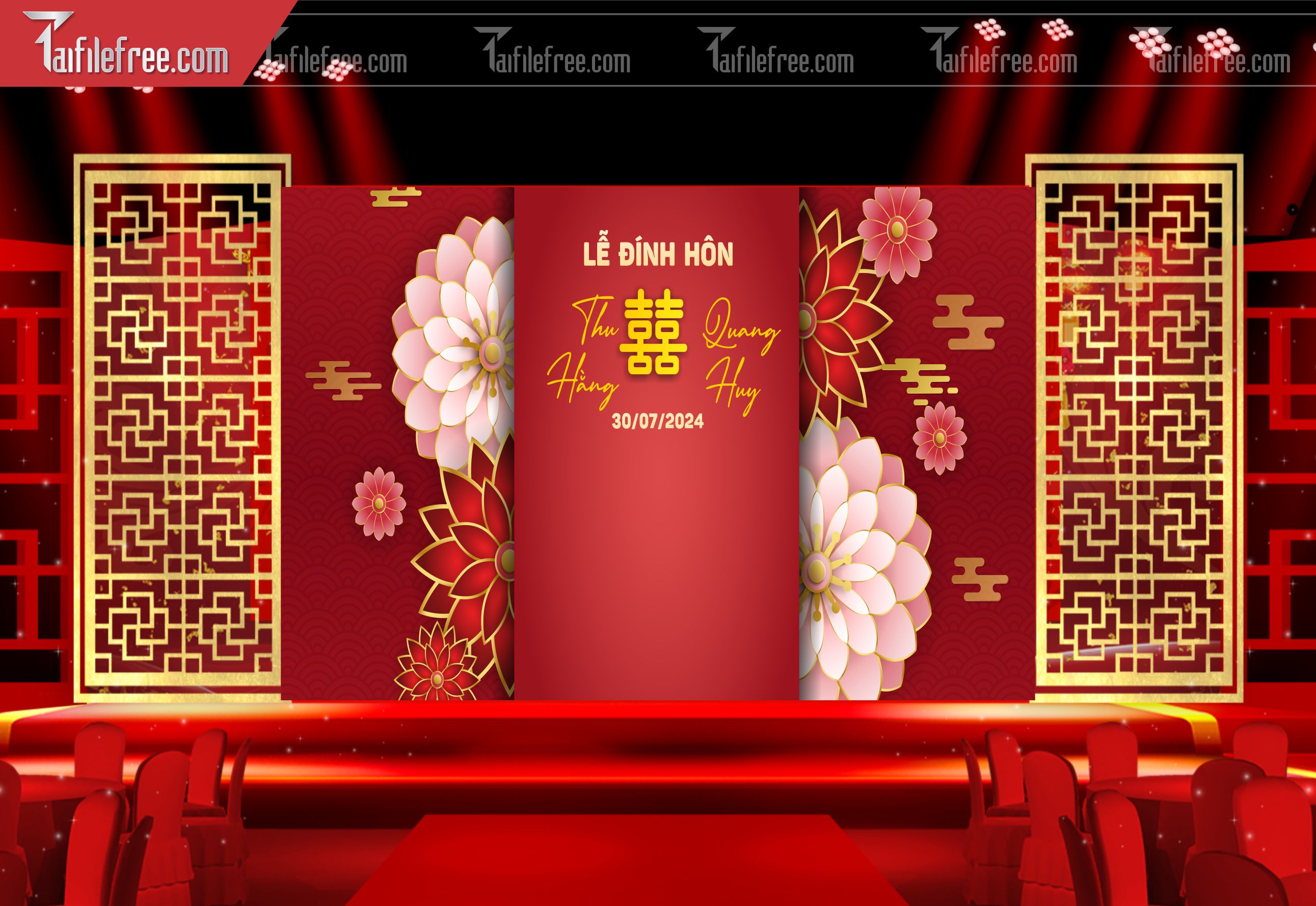 Phông Đám Cưới Đẹp PDC04