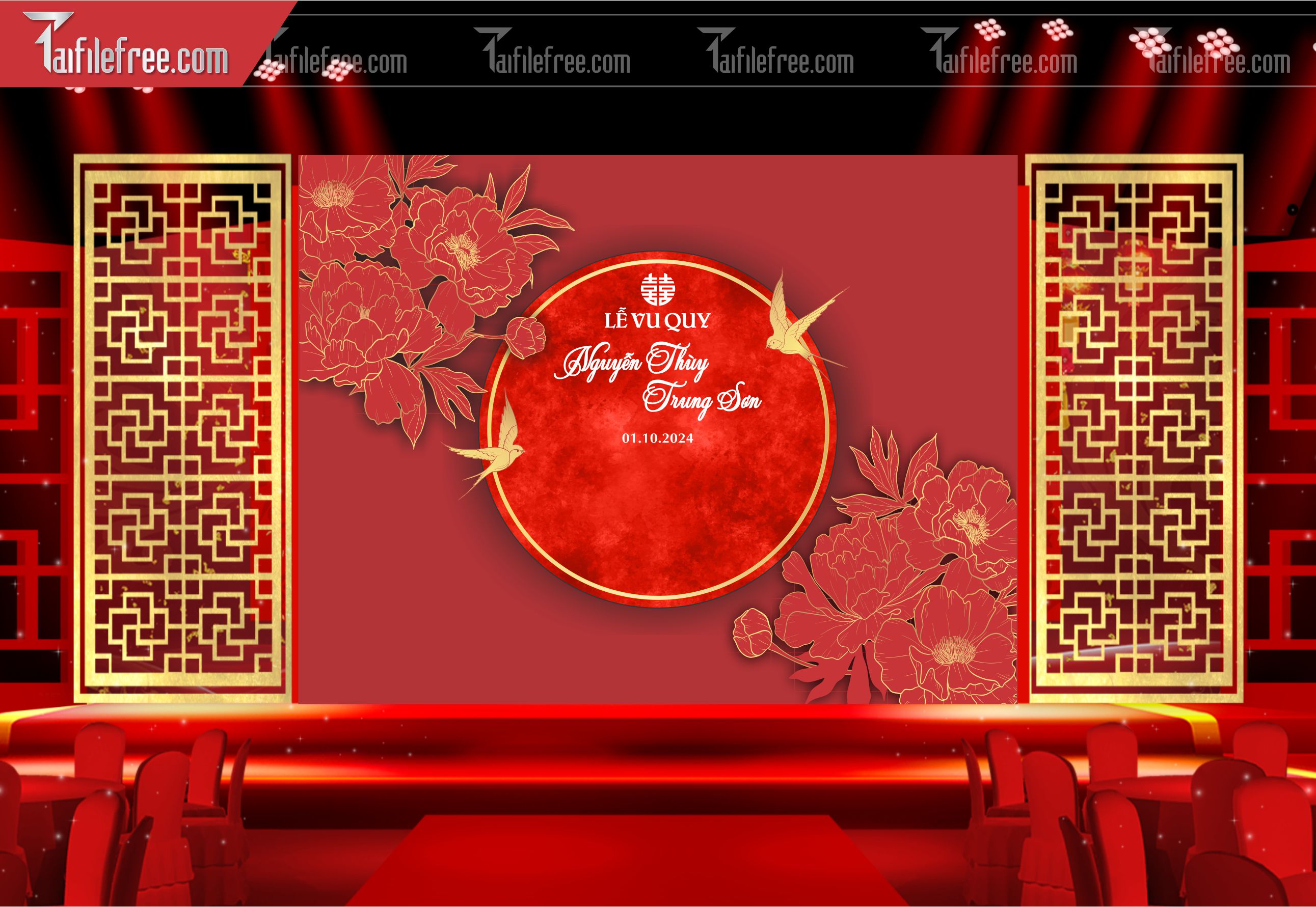 Phông Đám Cưới Đẹp PDC14
