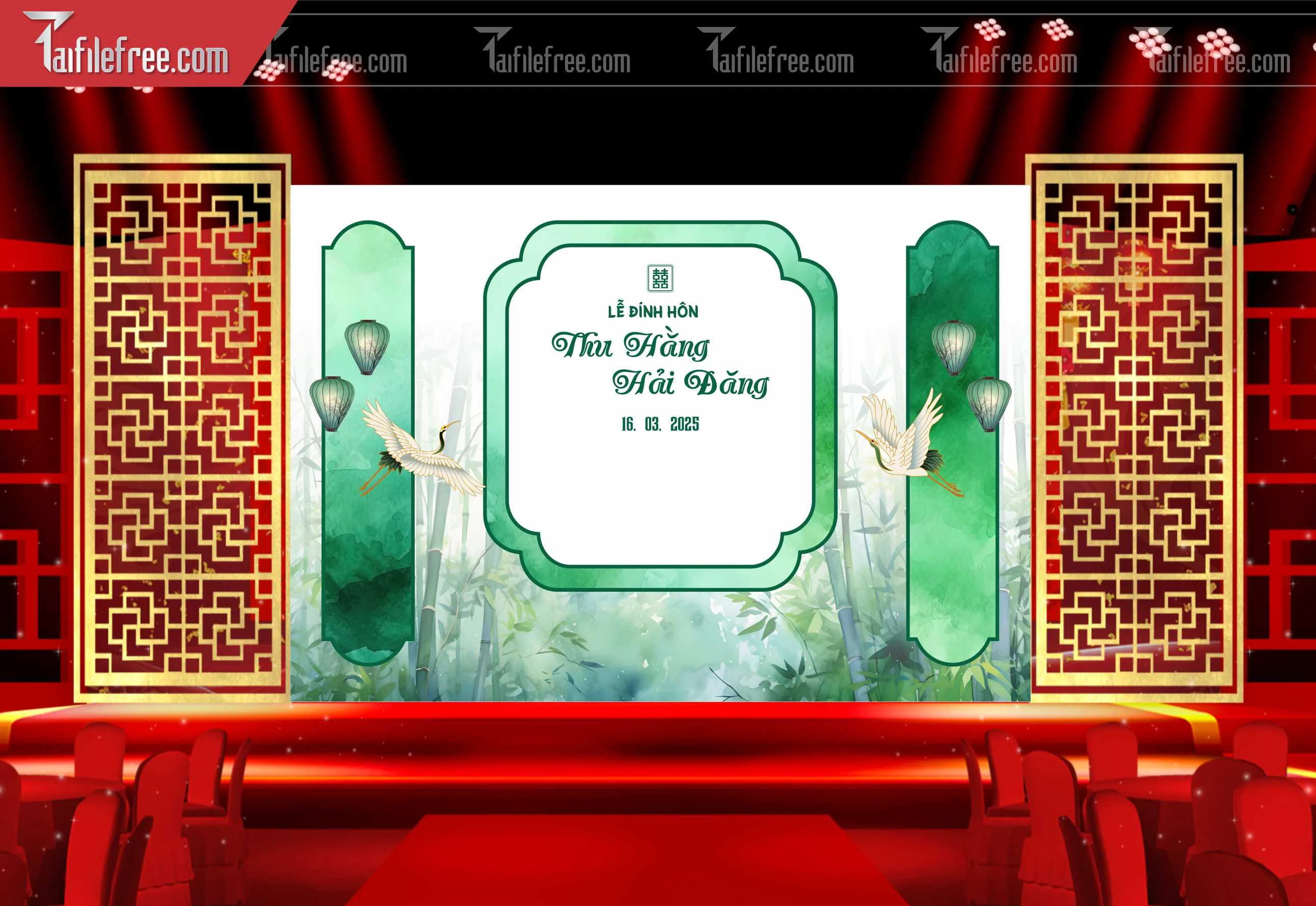 Phông Đám Cưới Đẹp PDC16