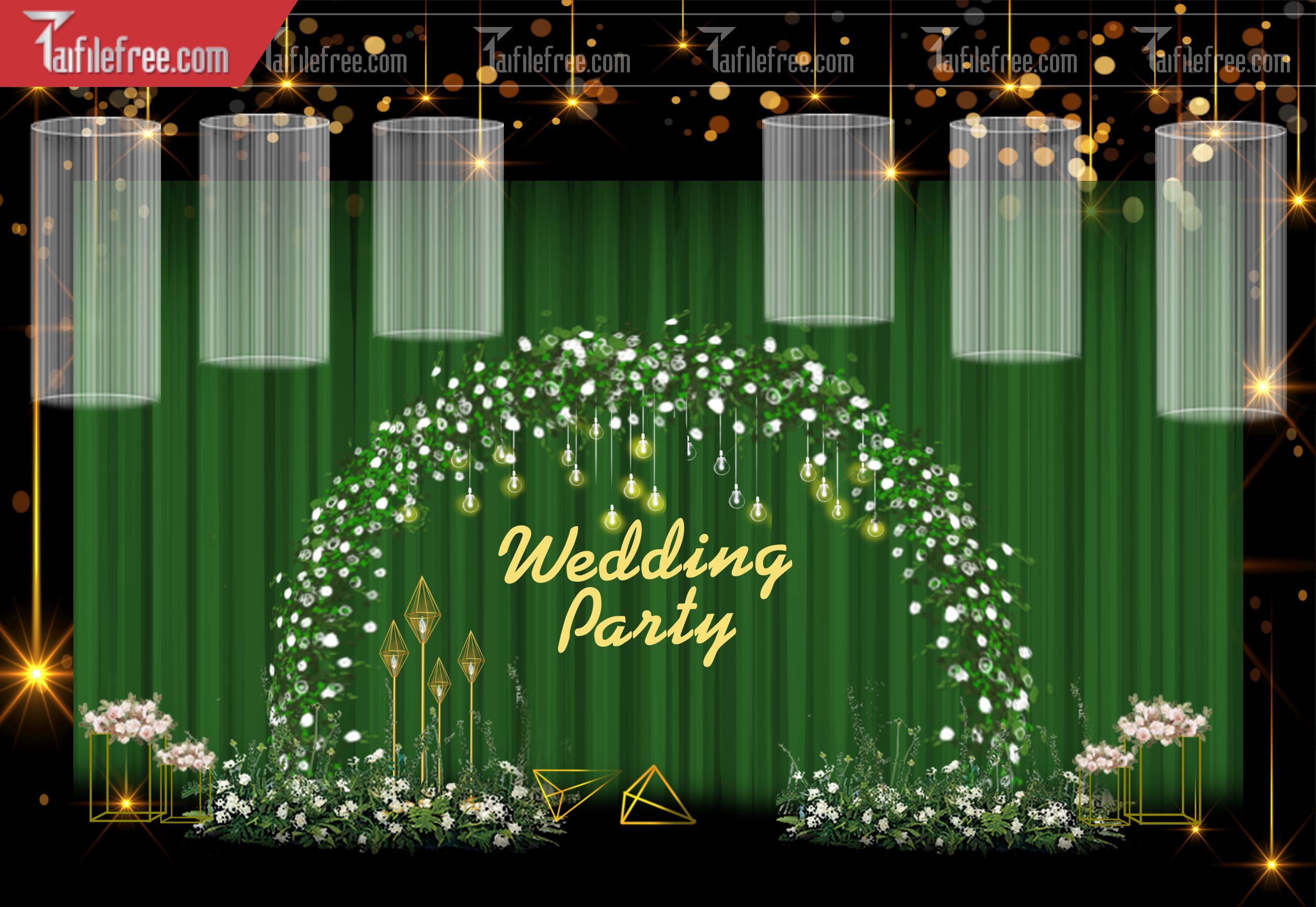 Mẫu Trang Trí Backdrop Đám Cưới Đẹp PDC81