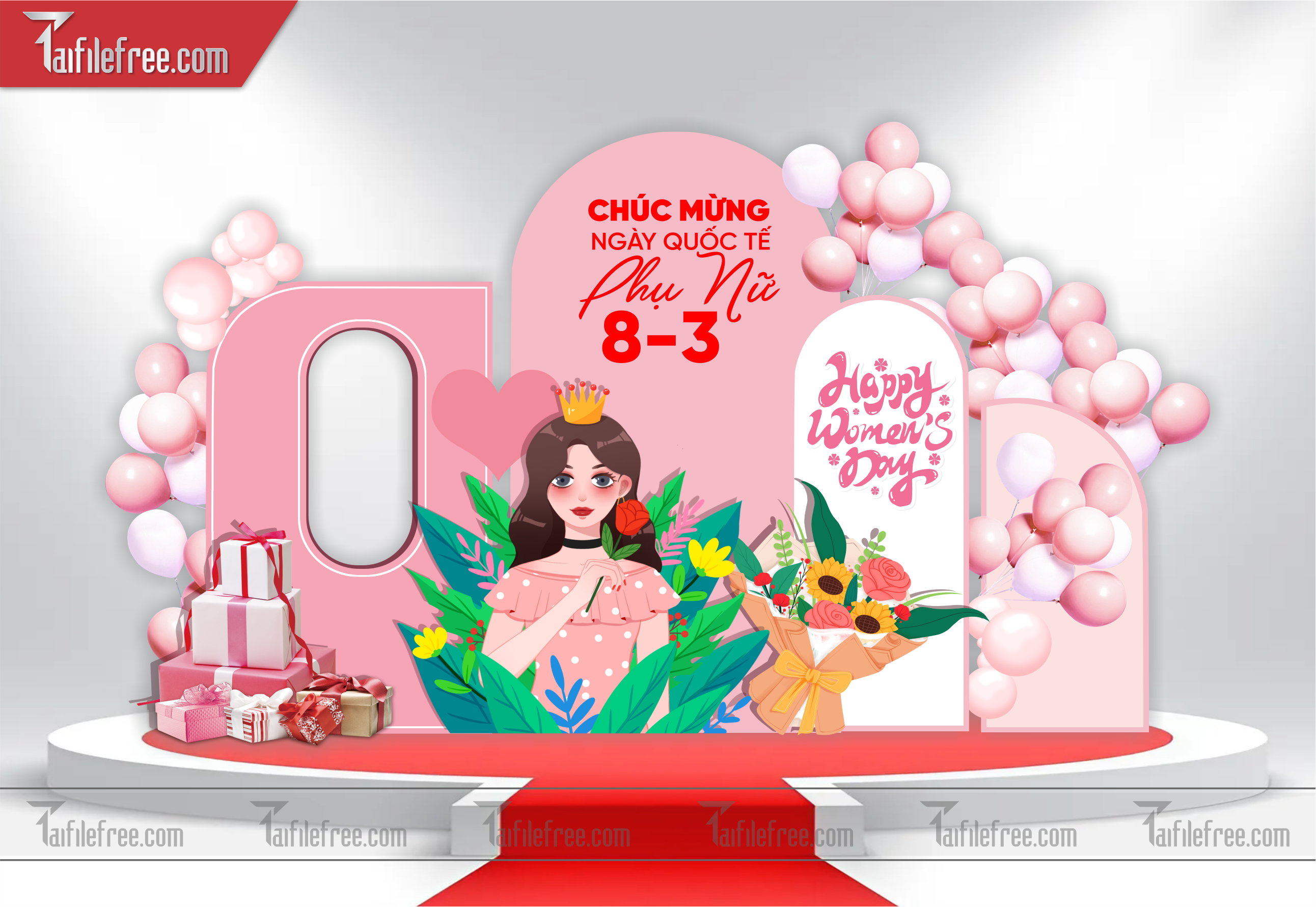 Background Ngày Quốc Tế Phụ Nữ 8/3_PN06