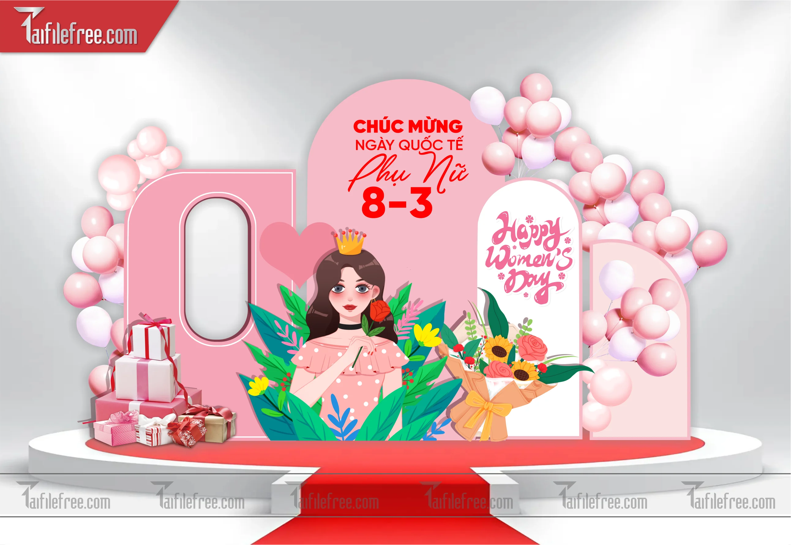 Background Ngày Quốc Tế Phụ Nữ 8/3_PN06