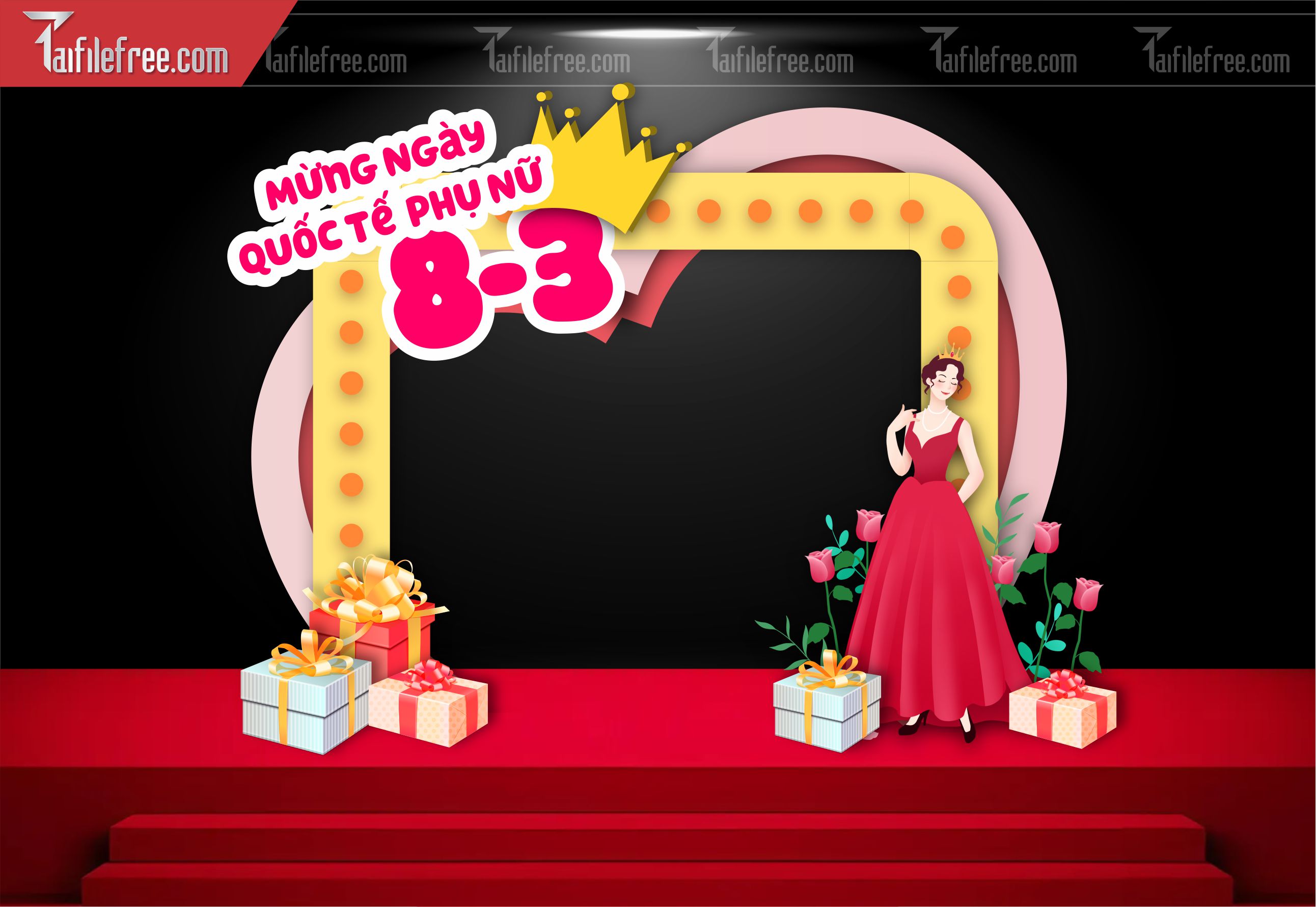 Background Ngày Quốc Tế Phụ Nữ 8/3_PN101