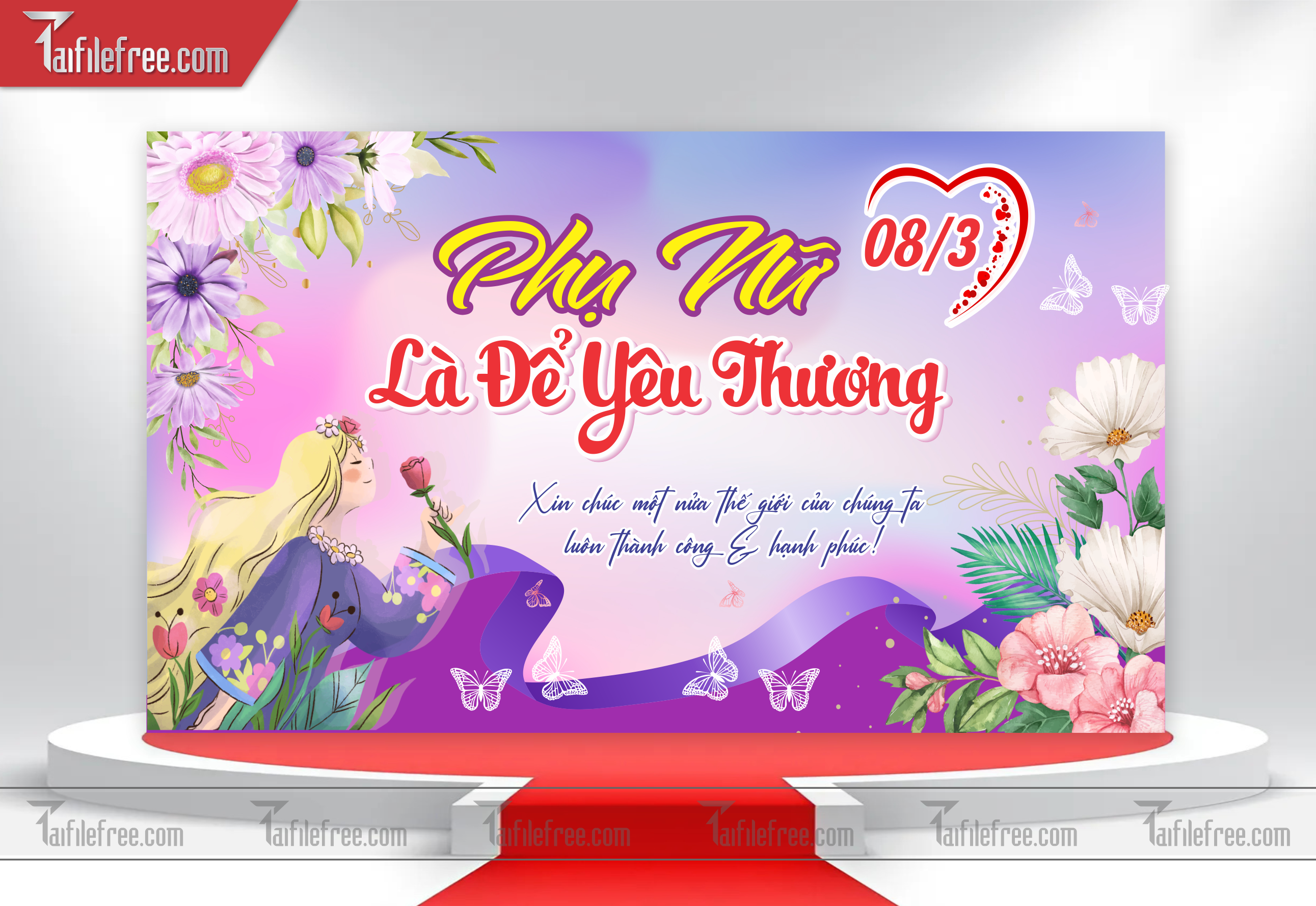 Background Ngày Quốc Tế Phụ Nữ 8/3_PN48