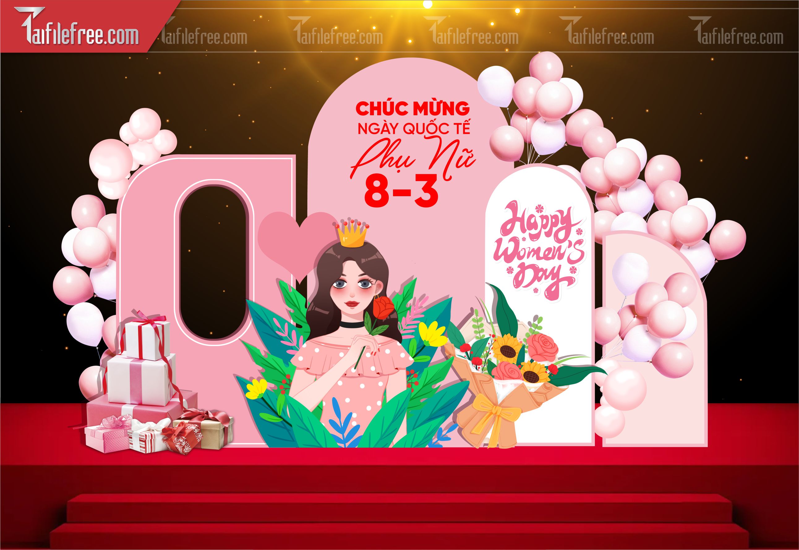 Background Ngày Quốc Tế Phụ Nữ 8/3_PN93
