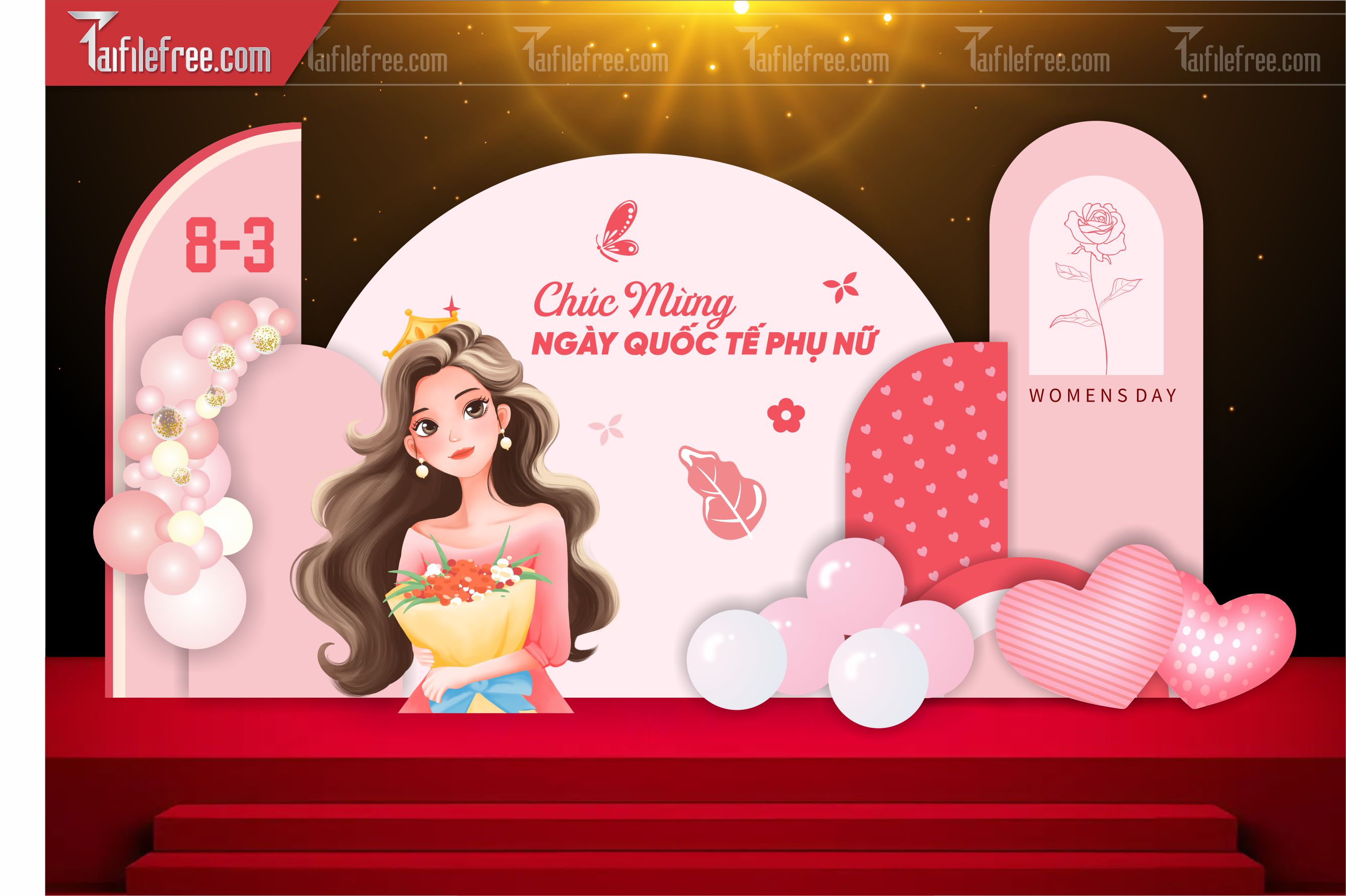 Background Ngày Quốc Tế Phụ Nữ 8/3_PN99