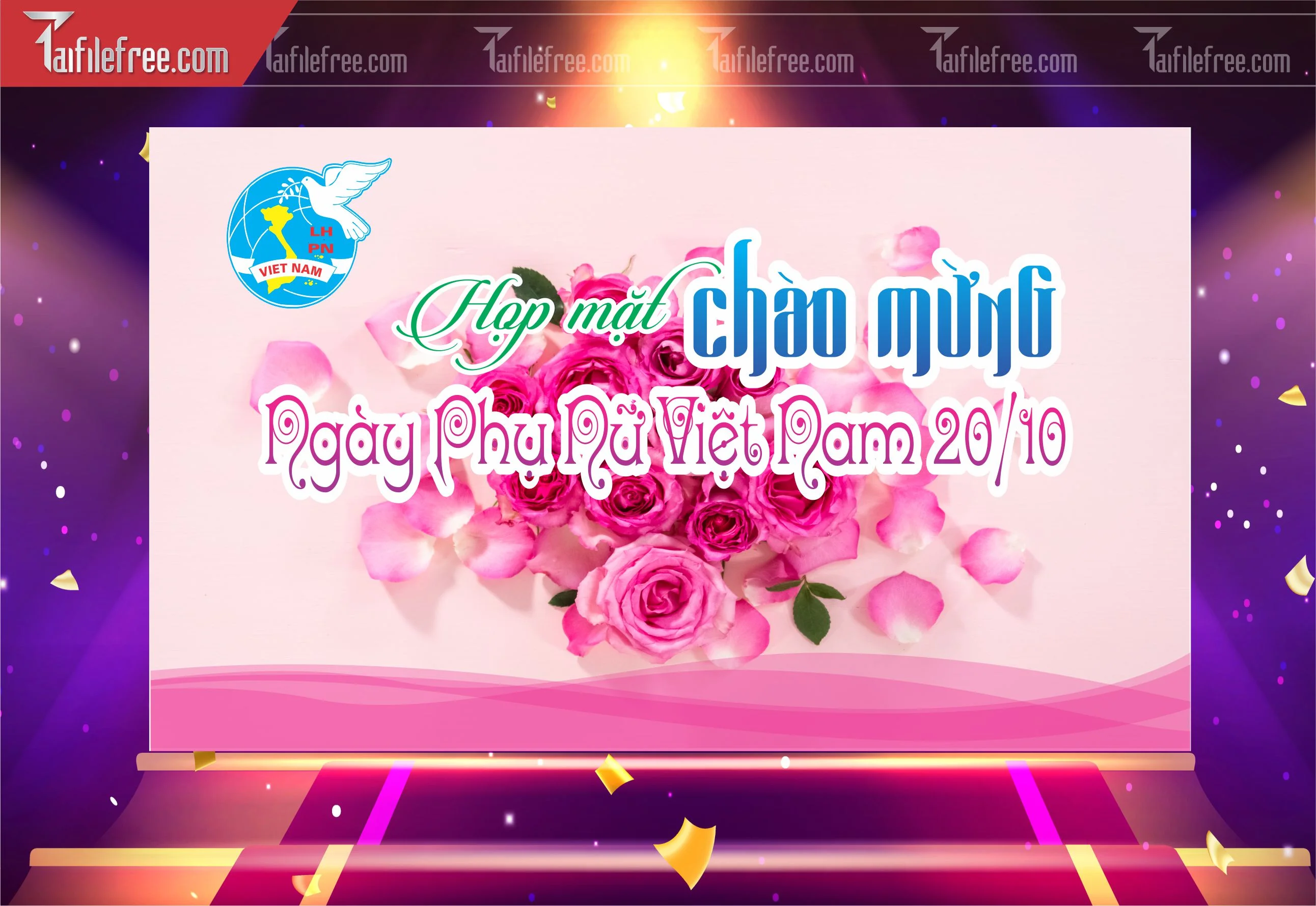 Phông Nền Ngày Phụ Nữ Việt Nam Đẹp, Ấn Tượng PNN80