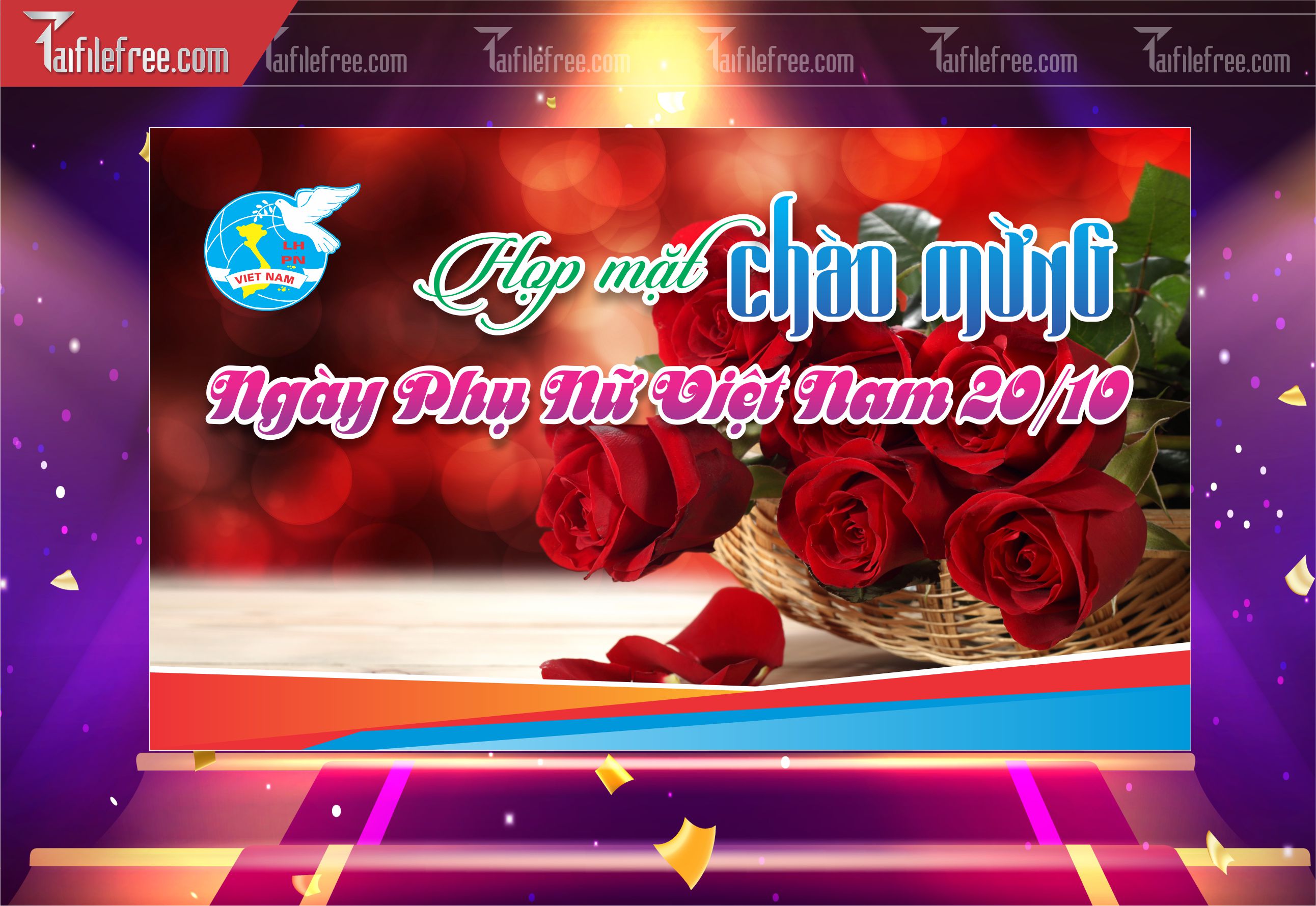 Phông Nền Ngày Phụ Nữ Việt Nam Đẹp, Ấn Tượng PNN82