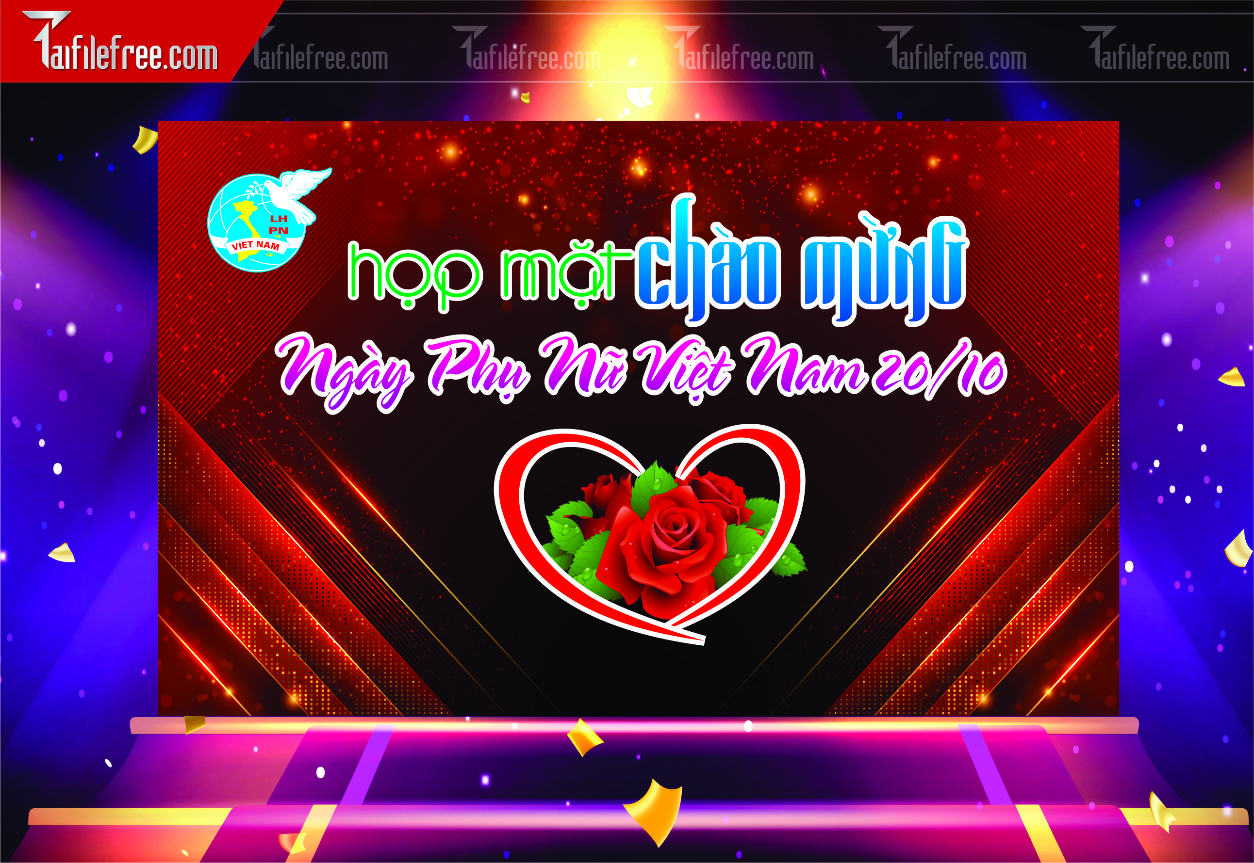 Phông Nền Ngày Phụ Nữ Việt Nam Đẹp, Ấn Tượng PNN83