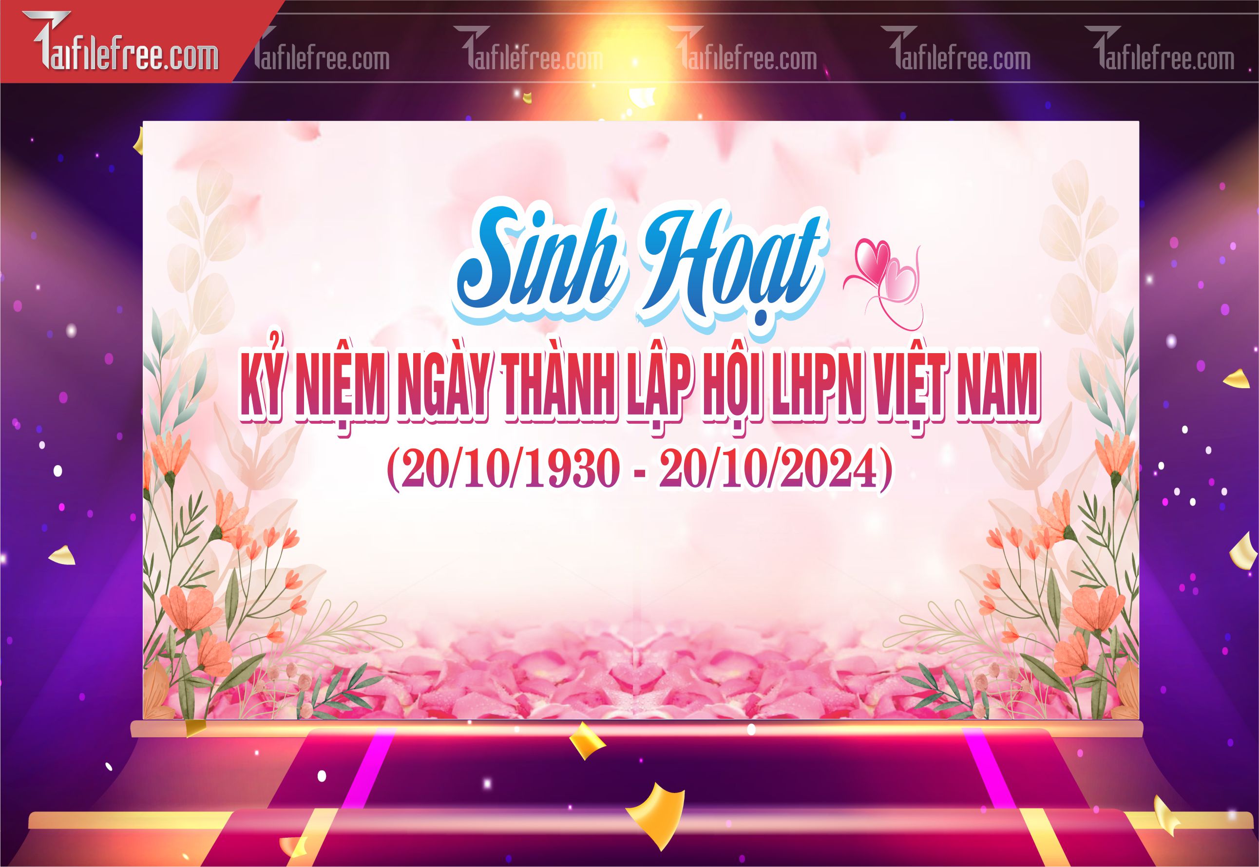 Phông Nền Ngày Phụ Nữ Việt Nam Đẹp, Ấn Tượng PNN95