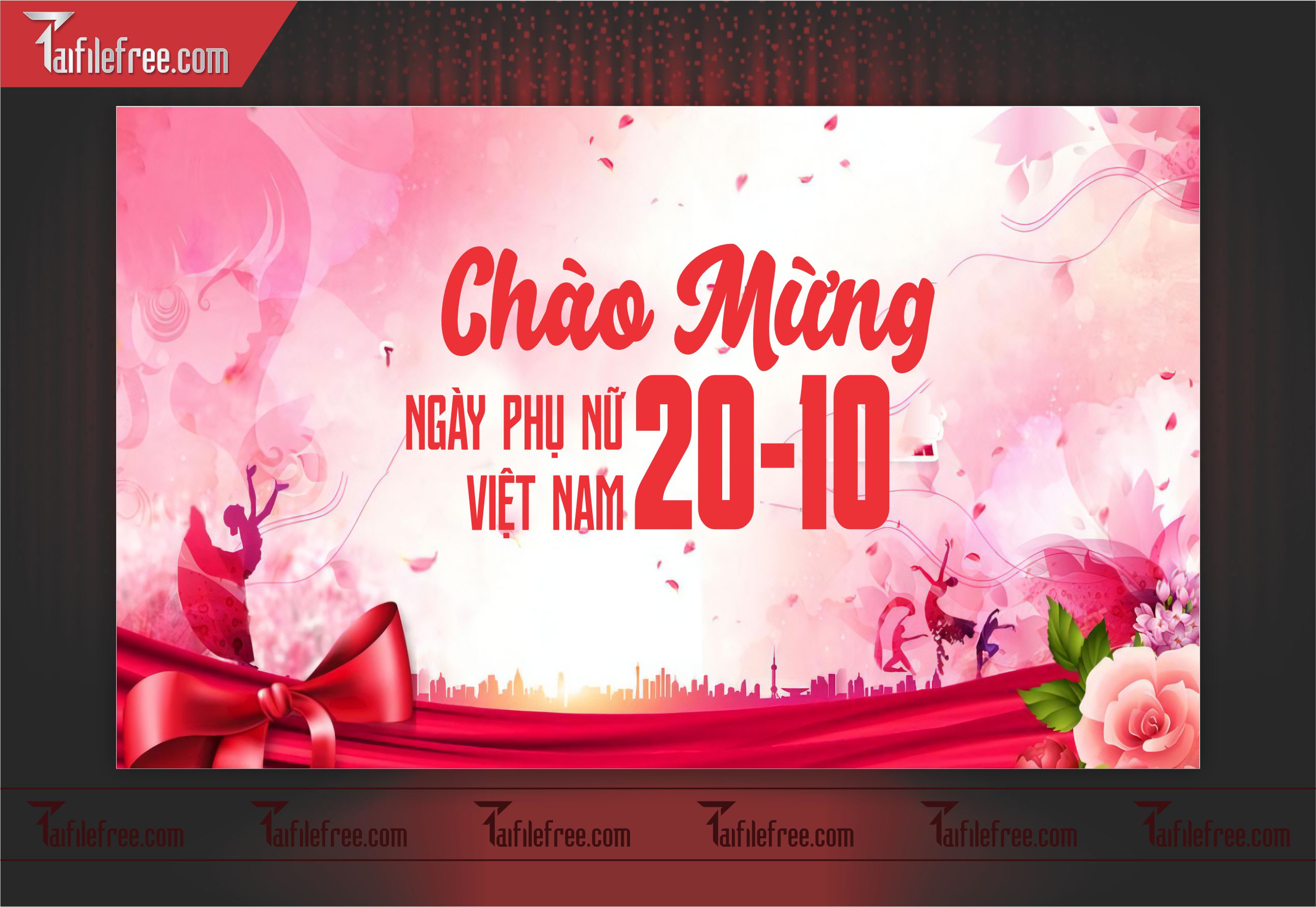 Phông Nền Ngày Phụ Nữ Việt Nam Đẹp, Ấn Tượng PNN04