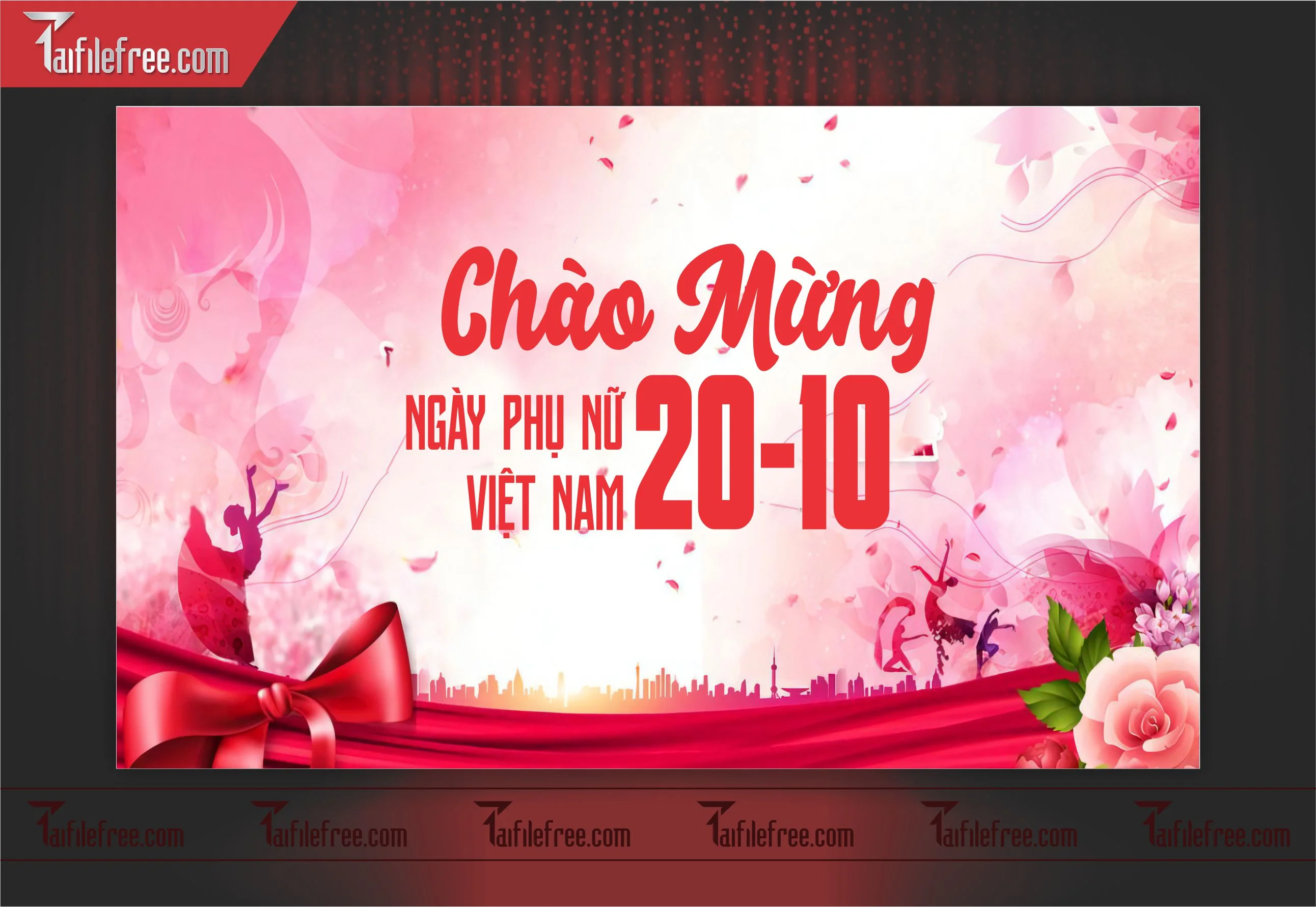 Phông Nền Ngày Phụ Nữ Việt Nam Đẹp, Ấn Tượng PNN04