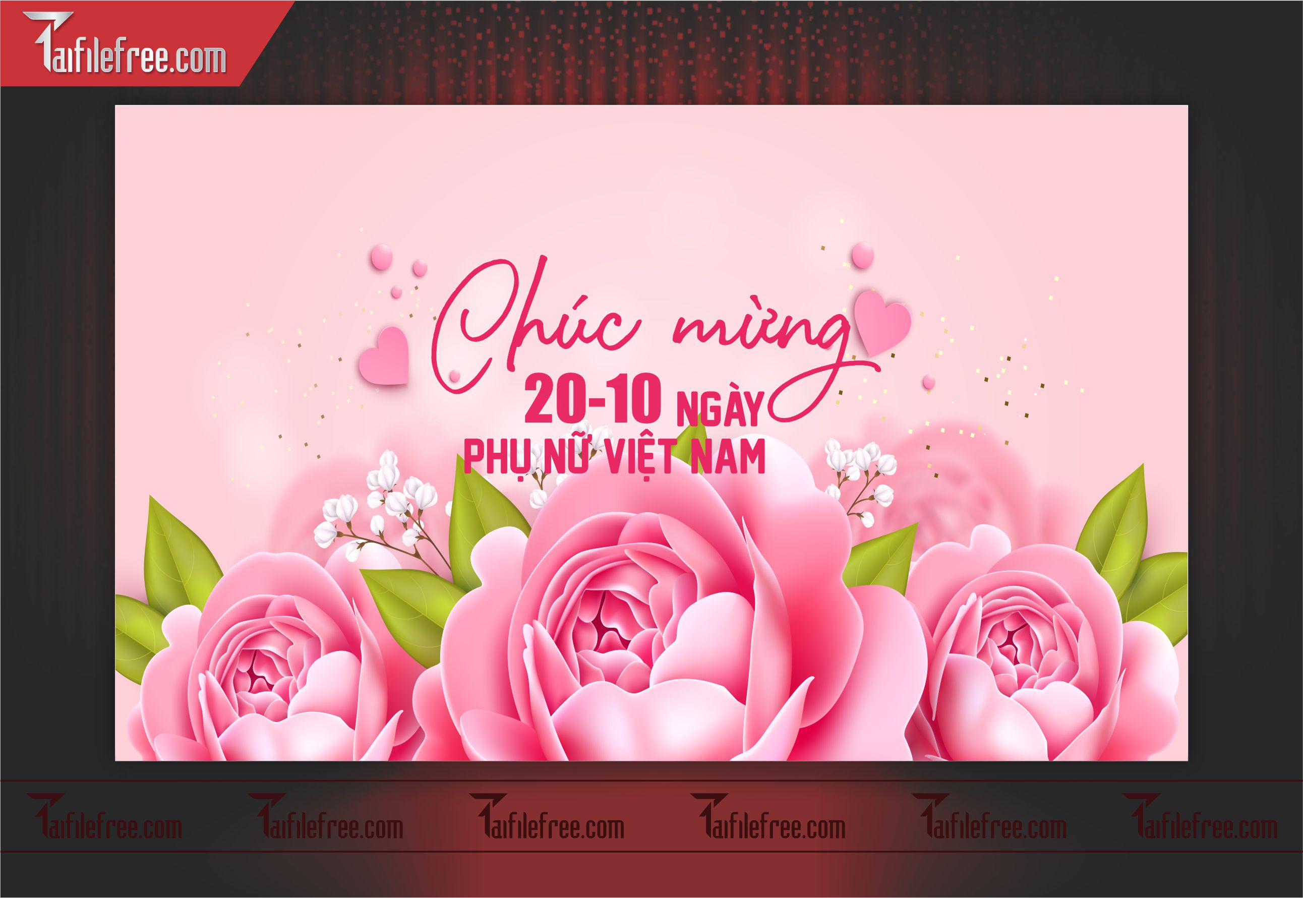 Phông Nền Ngày Phụ Nữ Việt Nam Đẹp, Ấn Tượng PNN09
