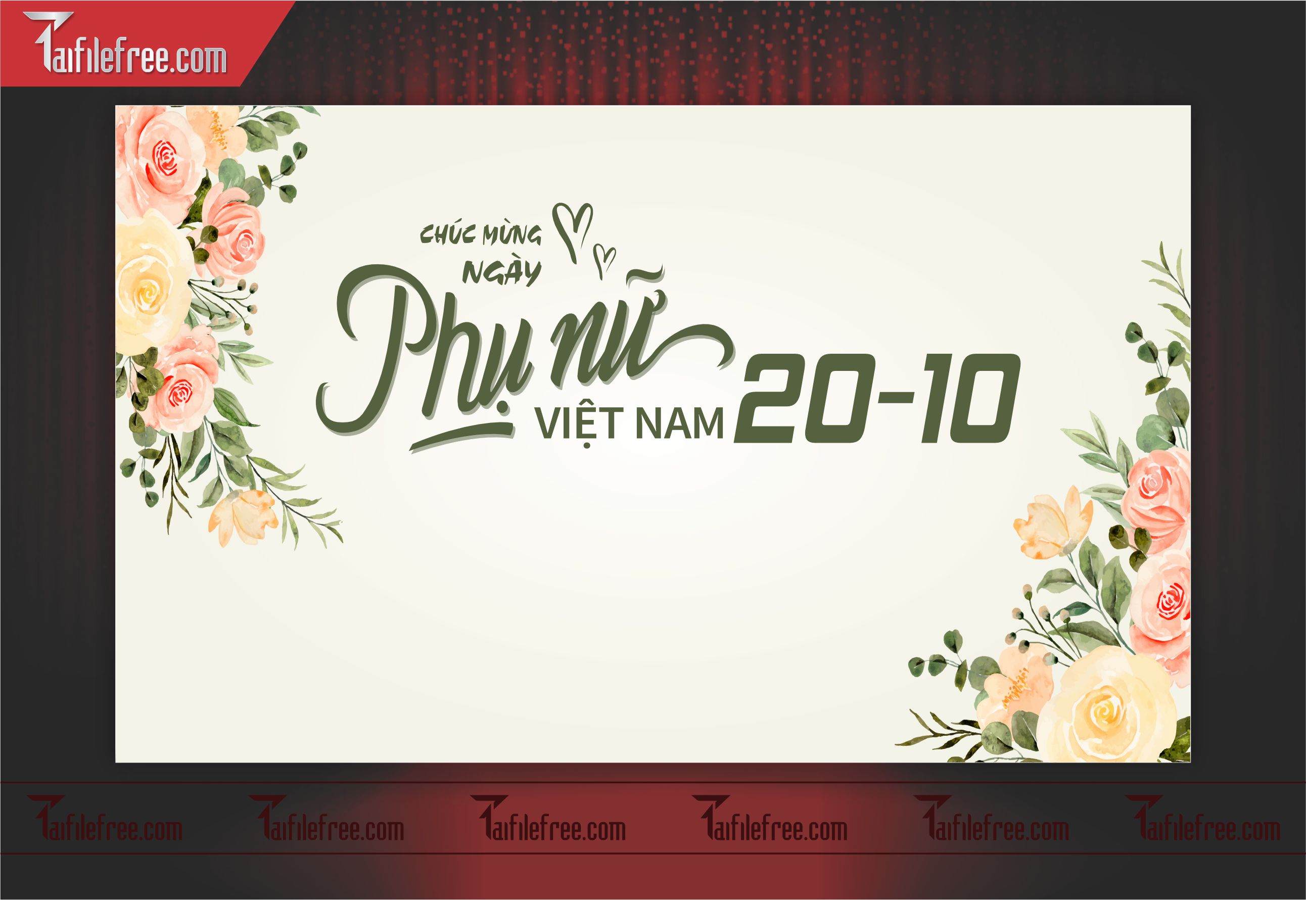 Phông Nền Ngày Phụ Nữ Việt Nam Đẹp, Ấn Tượng PNN14