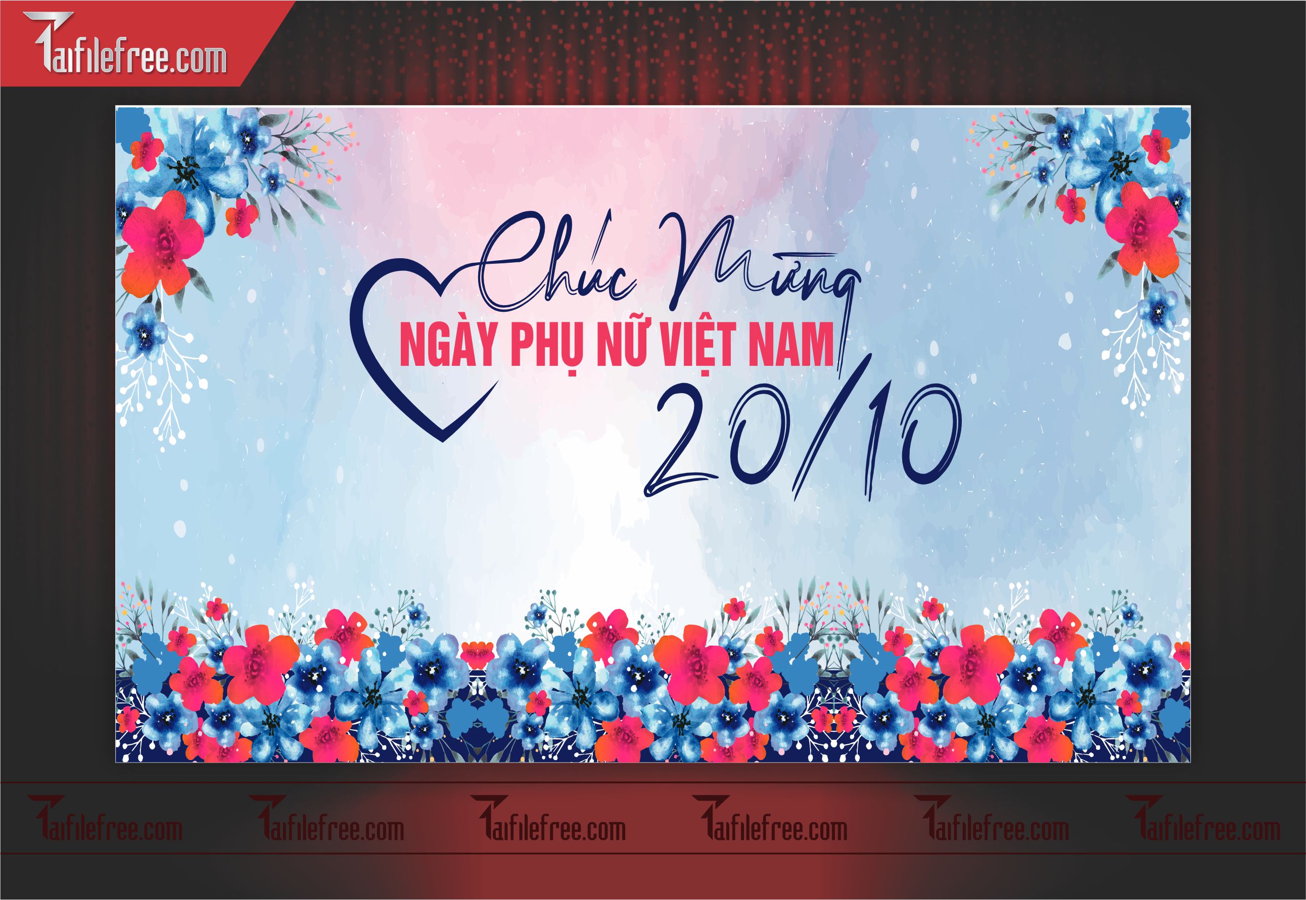 Phông Nền Ngày Phụ Nữ Việt Nam Đẹp, Ấn Tượng PNN17