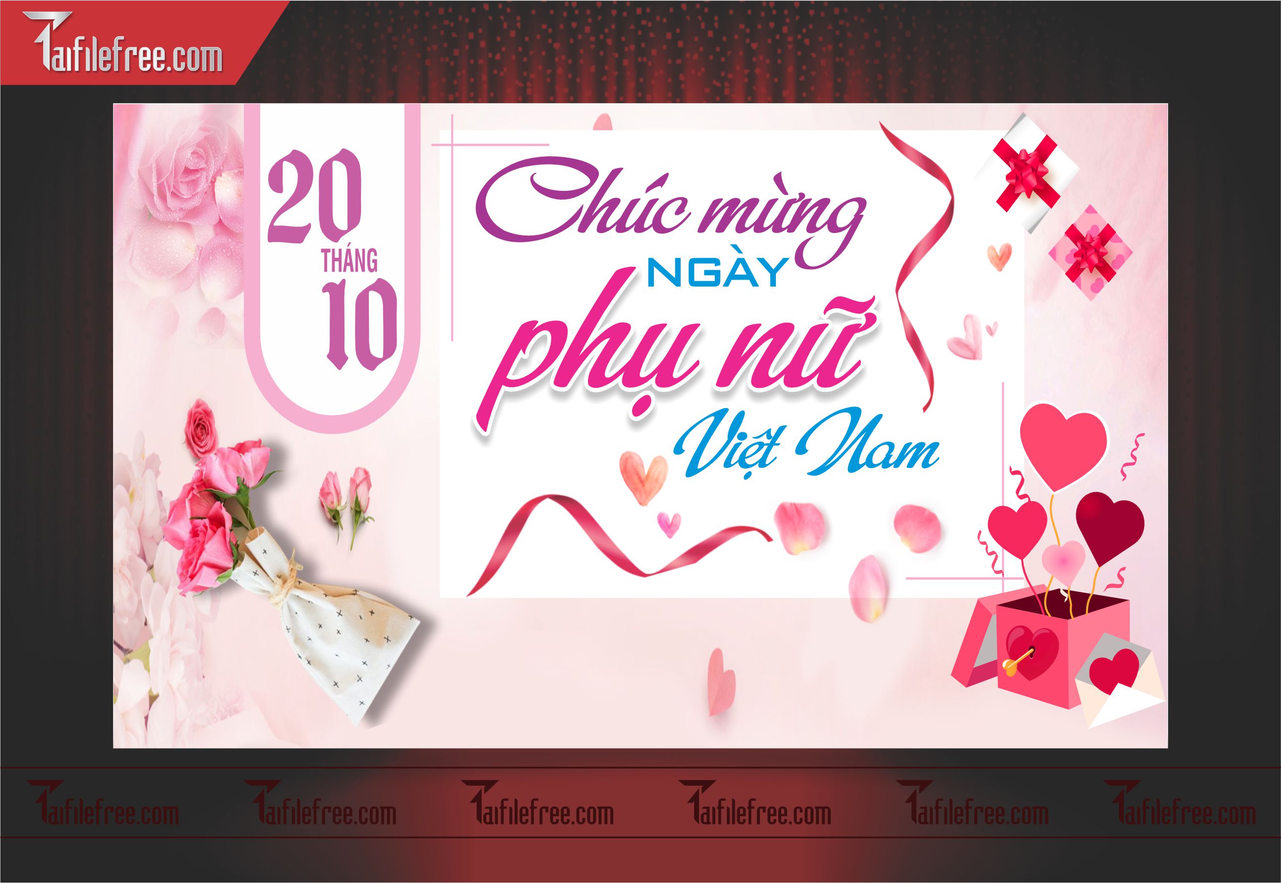 Phông Nền Ngày Phụ Nữ Việt Nam Đẹp, Ấn Tượng PNN22
