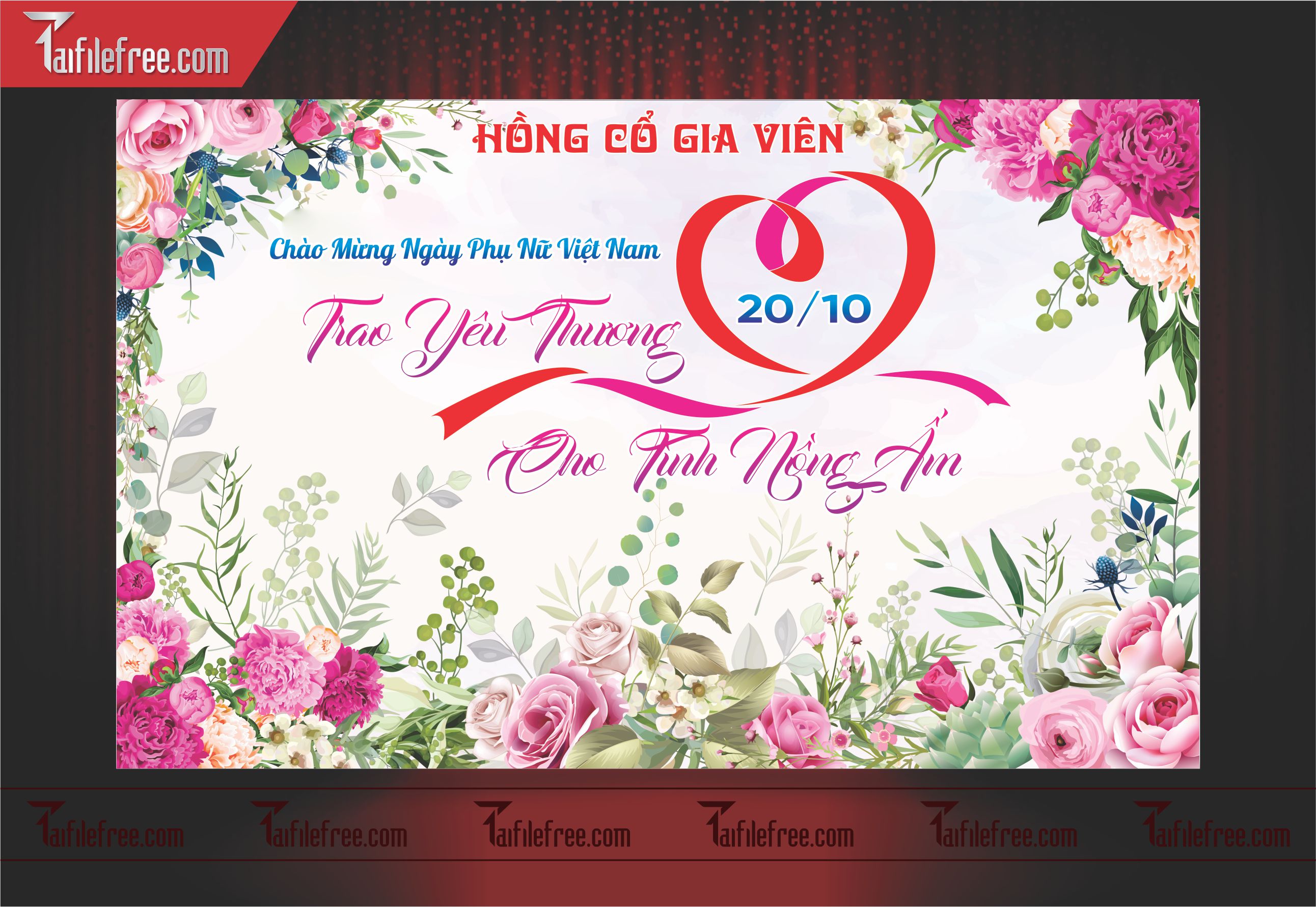 Phông Nền Ngày Phụ Nữ Việt Nam Đẹp, Ấn Tượng PNN23