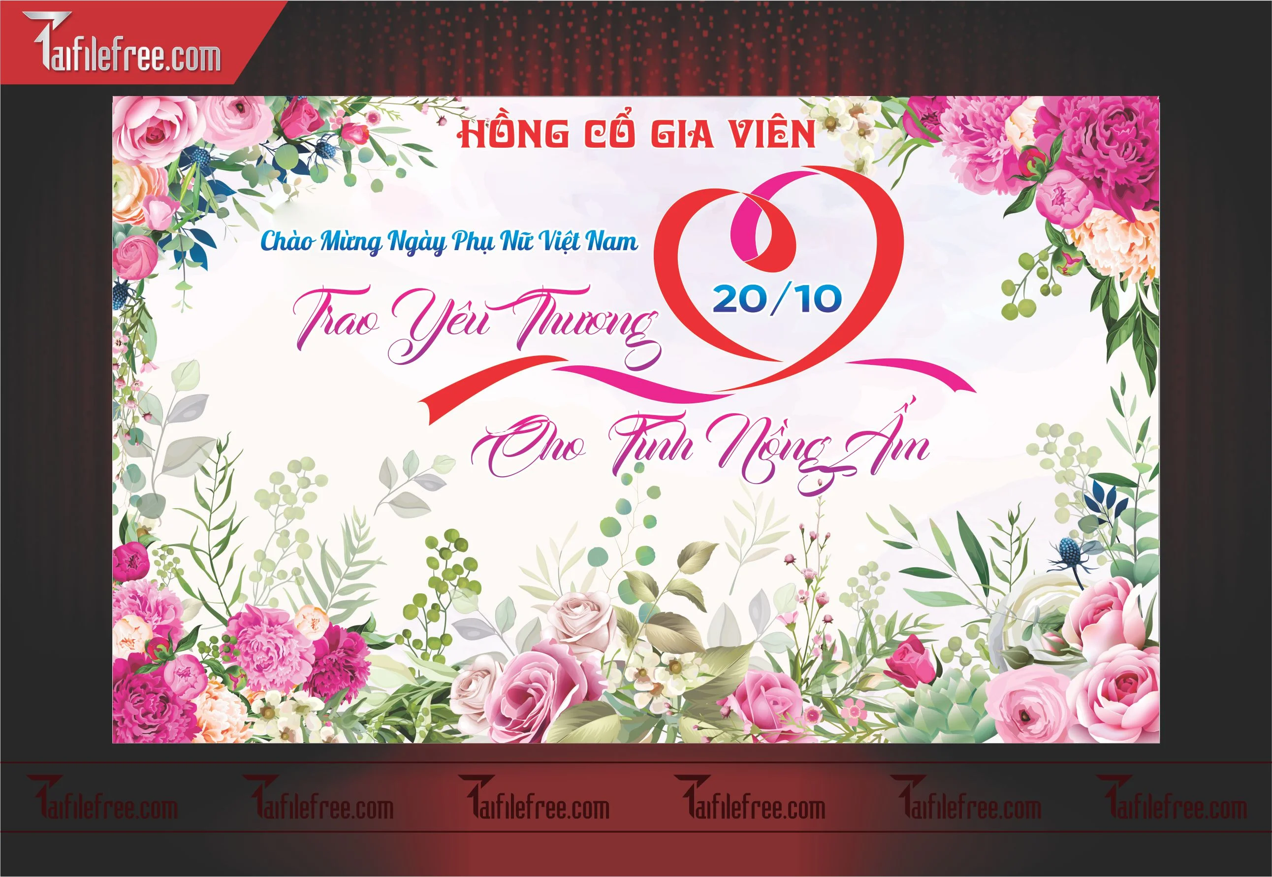 Phông Nền Ngày Phụ Nữ Việt Nam Đẹp, Ấn Tượng PNN23