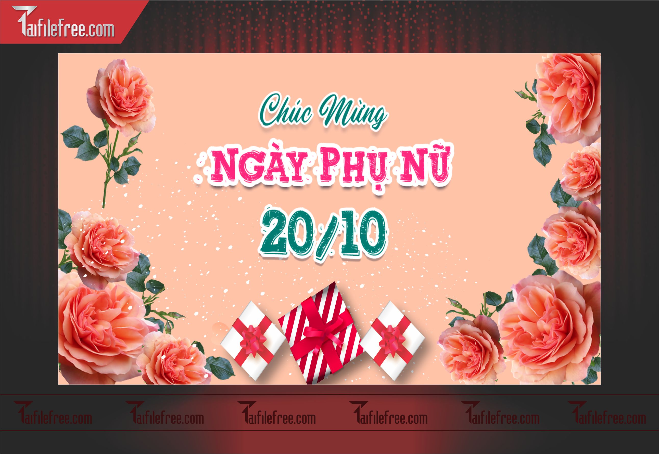 Phông Nền Ngày Phụ Nữ Việt Nam Đẹp, Ấn Tượng PNN39