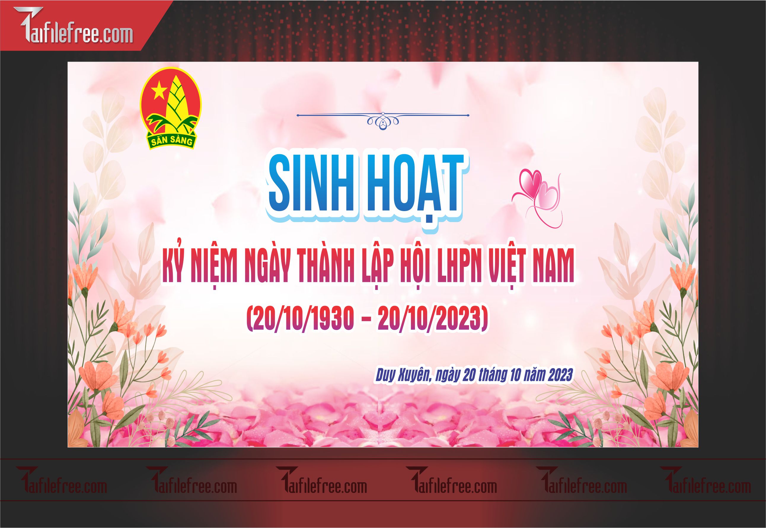 Phông Nền Ngày Phụ Nữ Việt Nam Đẹp, Ấn Tượng PNN43