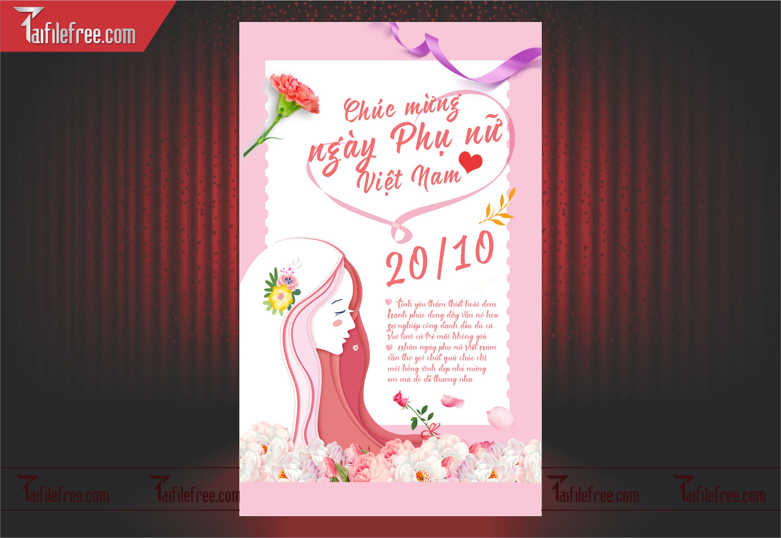BANNER Ngày Phụ Nữ Việt Nam Đẹp, Ấn Tượng PNN62