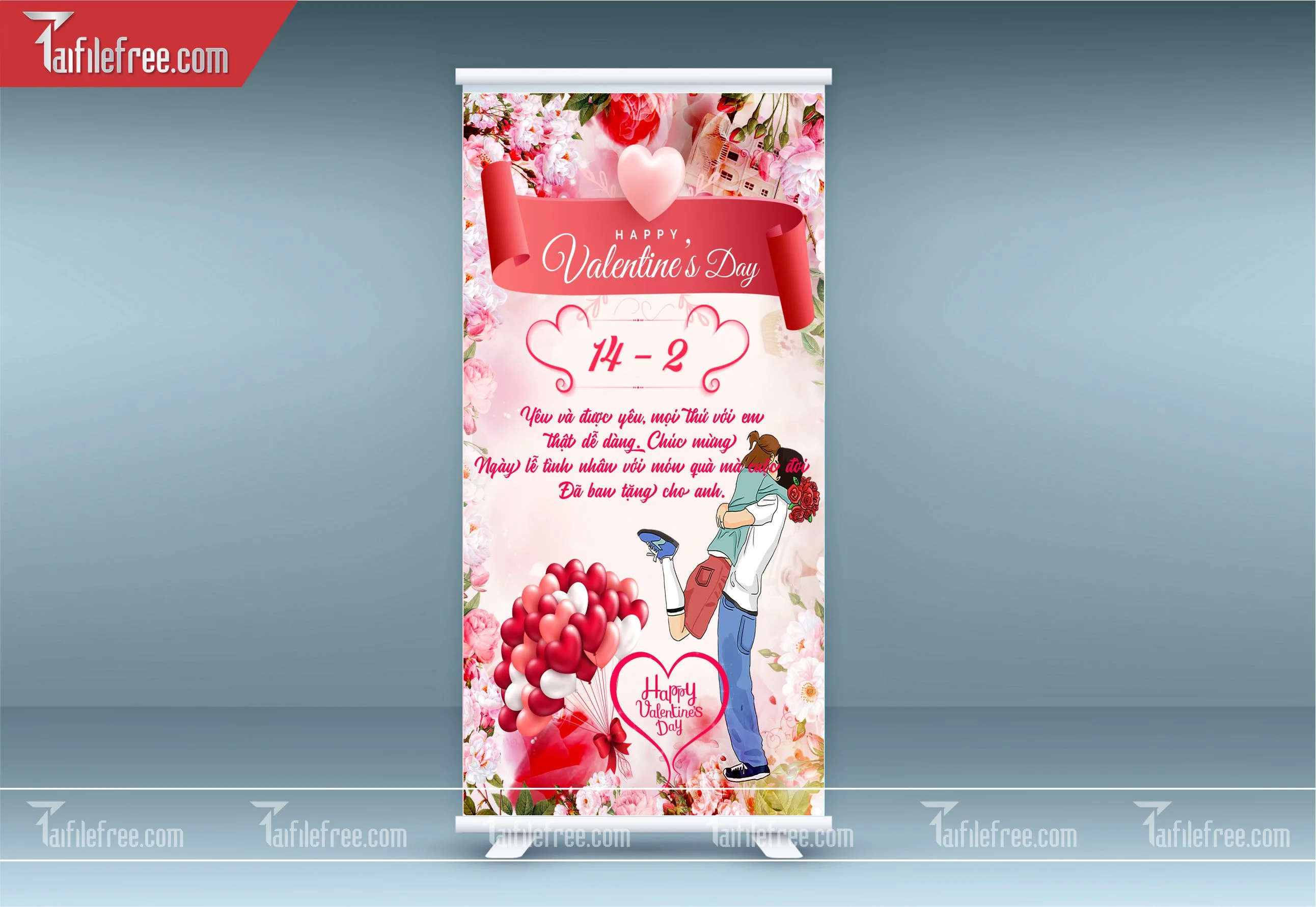 Standee Valentine Ngọt Ngào_PT-ST13