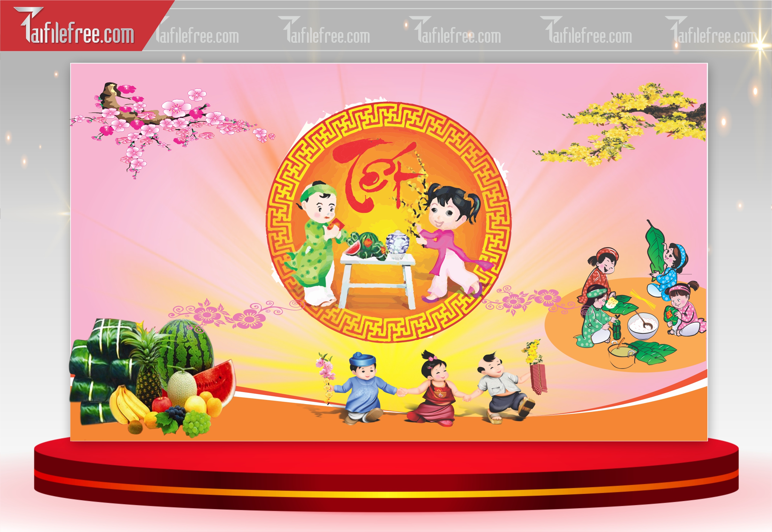 Background, Phông Nền Tết Nguyên Đán Đẹp PT35