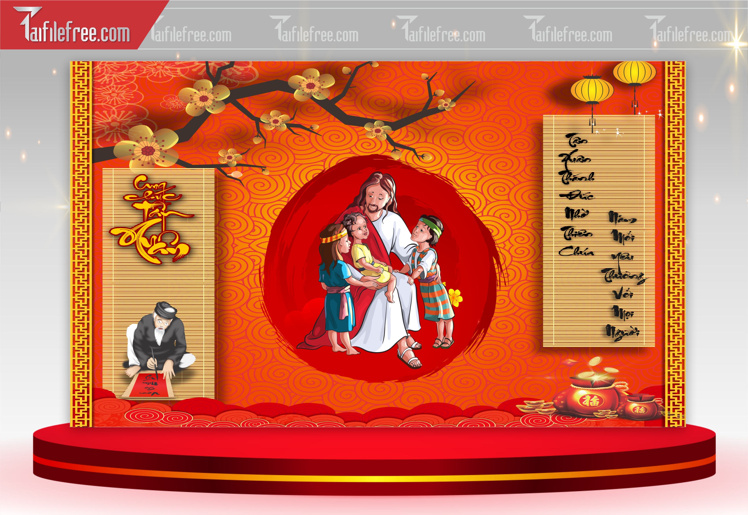 Background, Phông Nền Tết Nguyên Đán Đẹp PT50