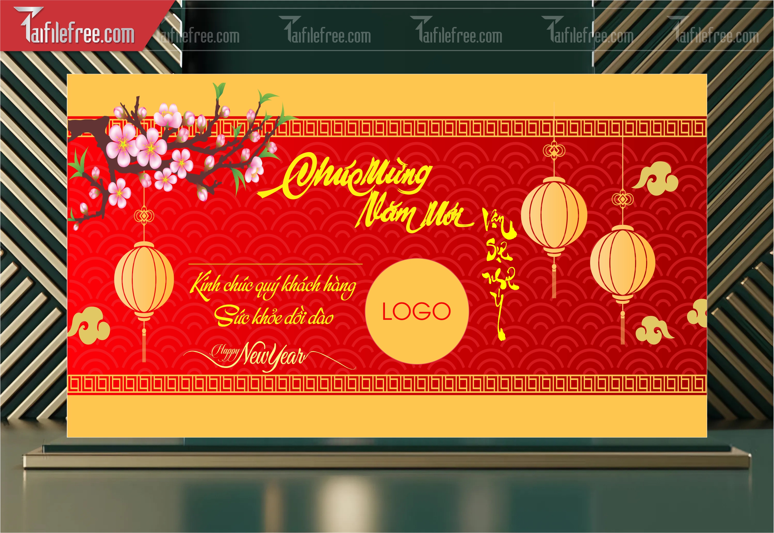 Background Tết Chúc Mừng Năm Mới _PT84