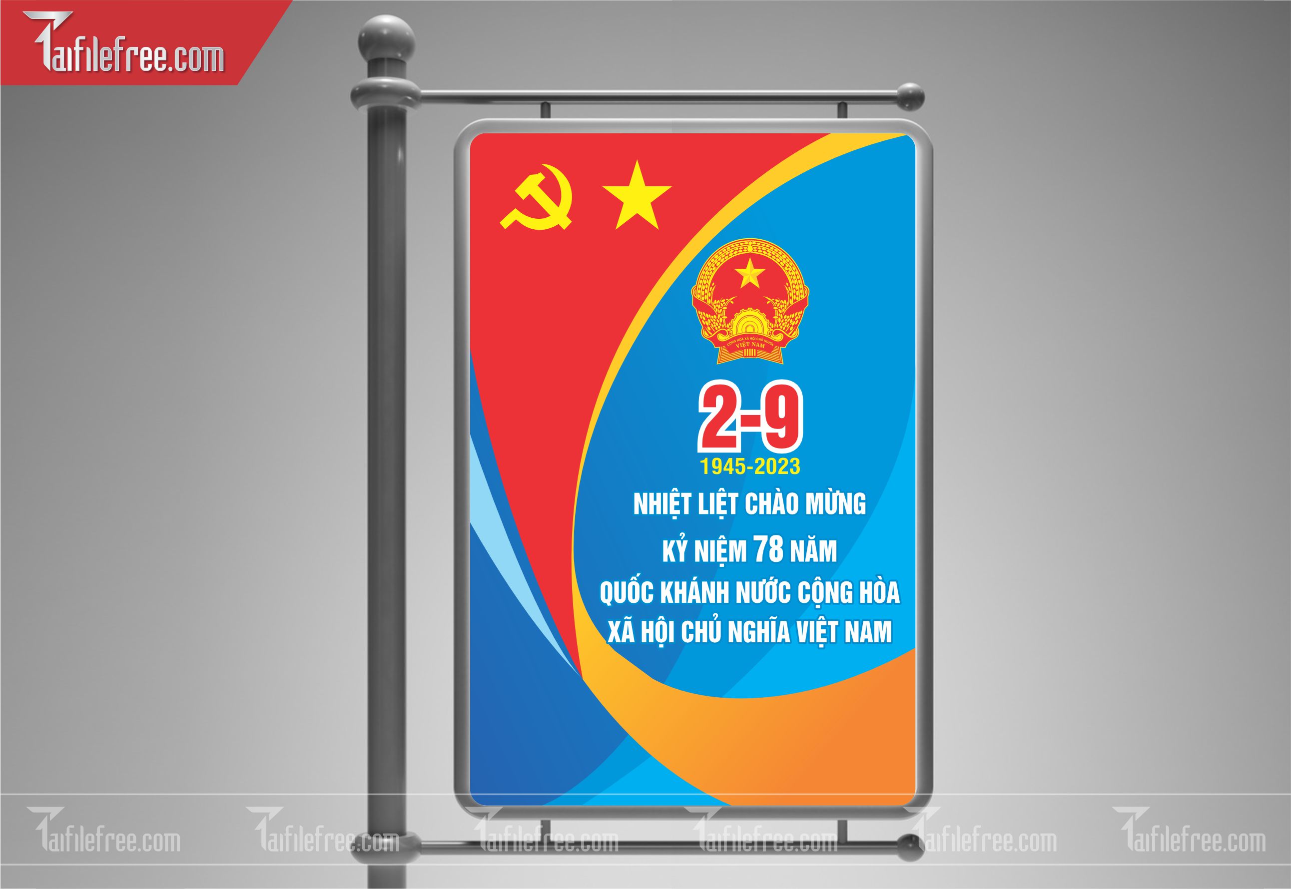 Banner, Poster Kỷ Niệm Quốc Khánh Ngày Độc Lập QK02