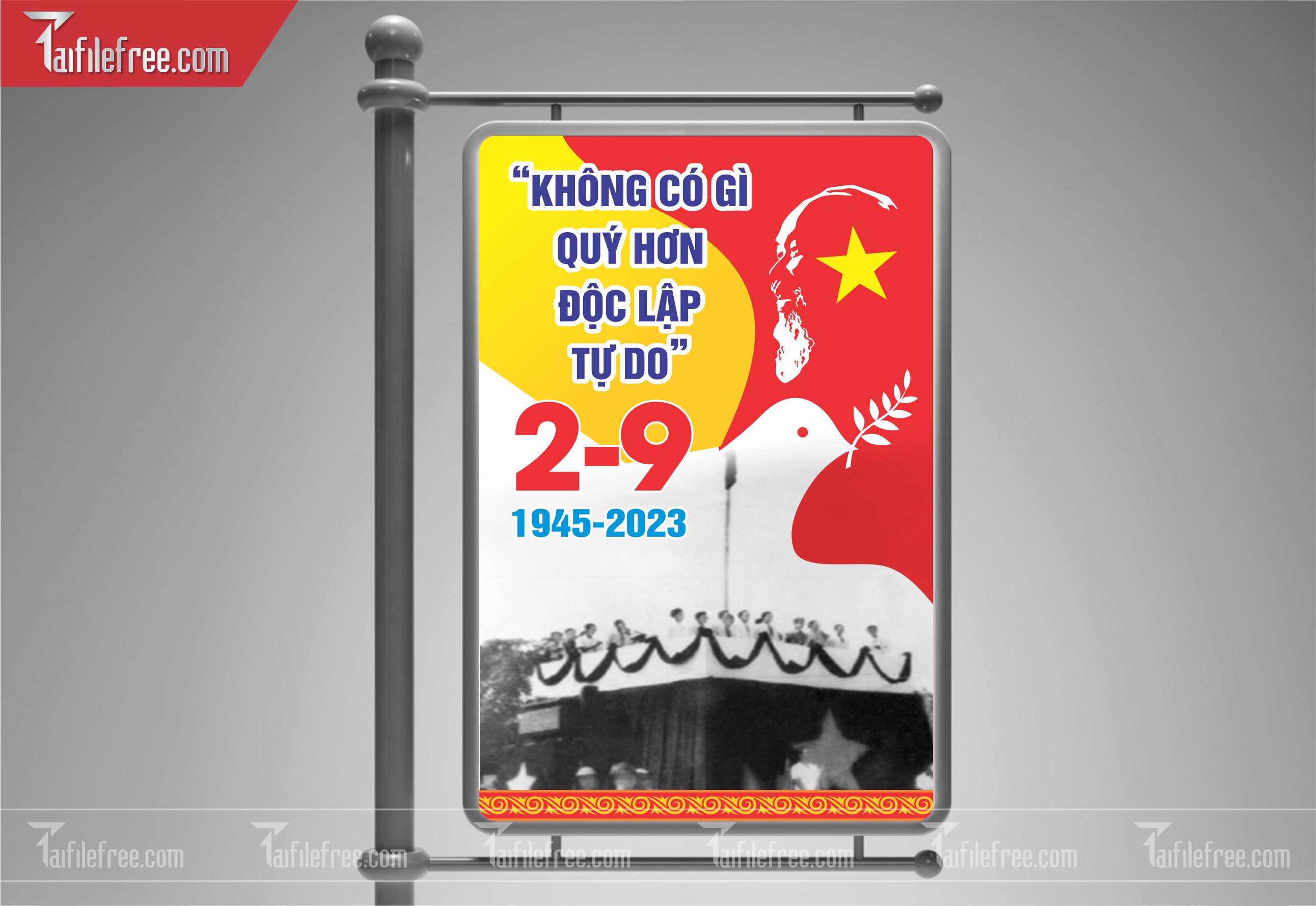 Banner, Poster Kỷ Niệm Quốc Khánh Ngày Độc Lập QK03