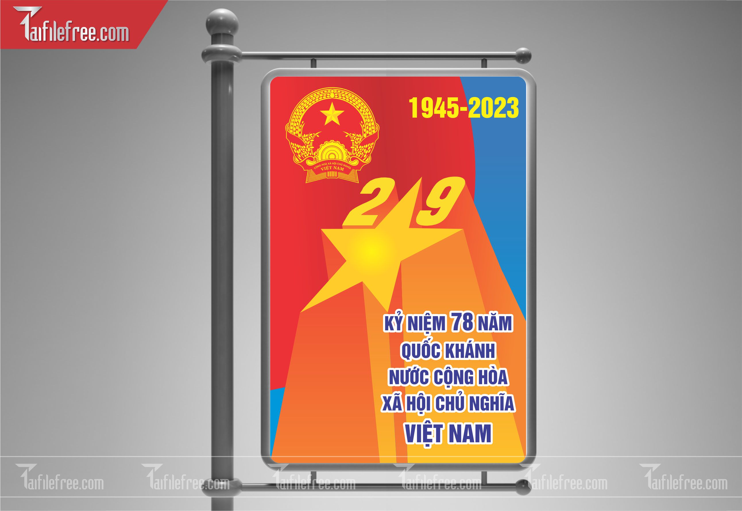 Banner, Poster Kỷ Niệm Quốc Khánh Ngày Độc Lập QK04