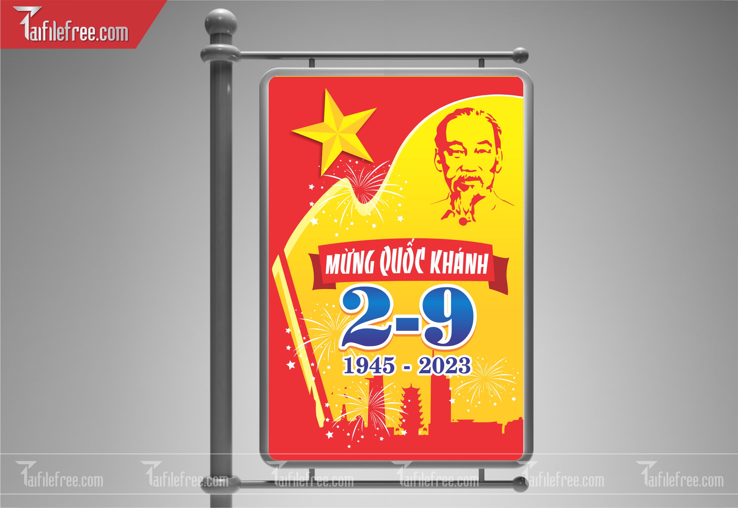 Banner, Poster Kỷ Niệm Quốc Khánh Ngày Độc Lập QK05
