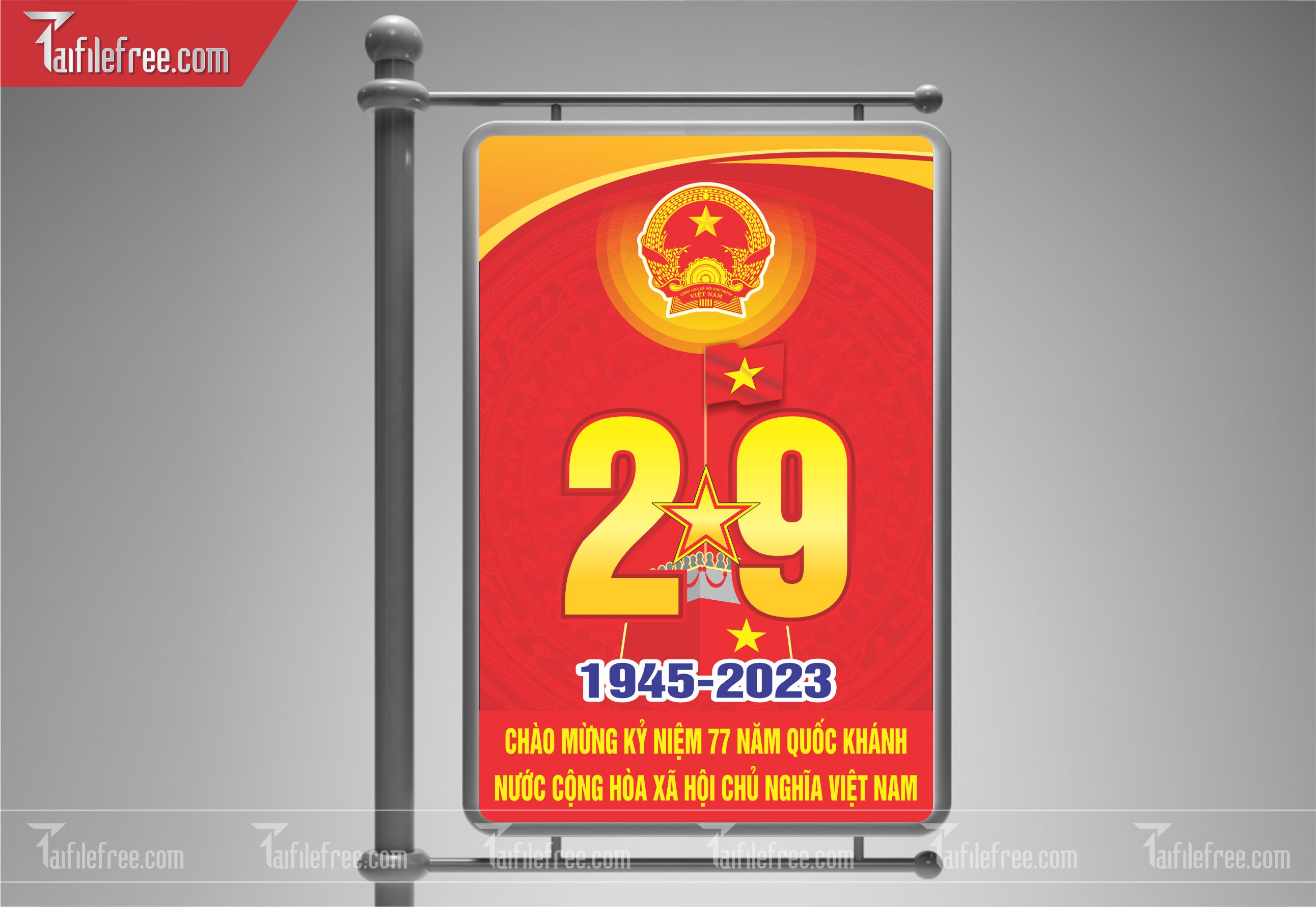 Banner, Poster Kỷ Niệm Quốc Khánh Ngày Độc Lập QK08