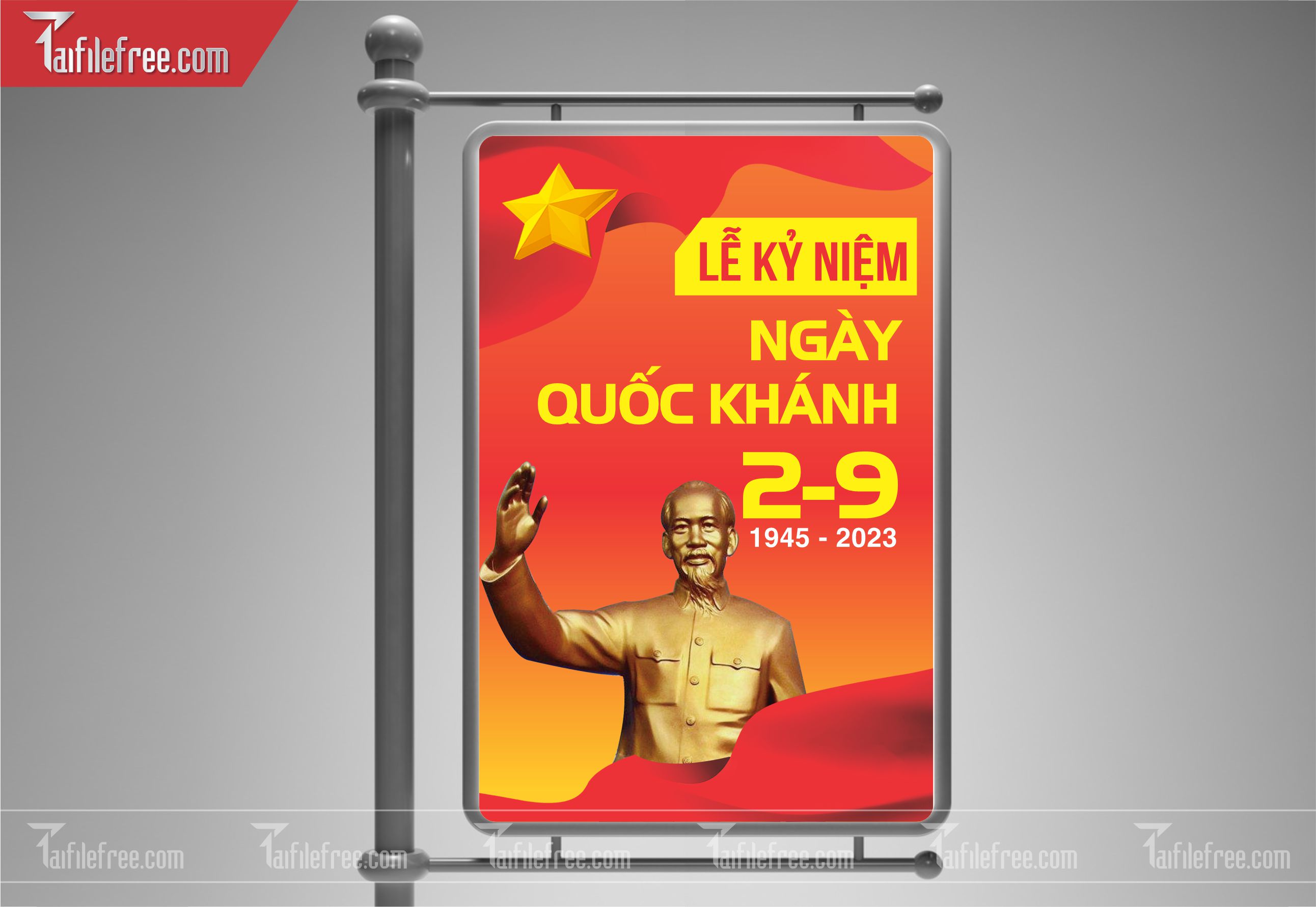 Banner, Poster Kỷ Niệm Quốc Khánh Ngày Độc Lập QK11