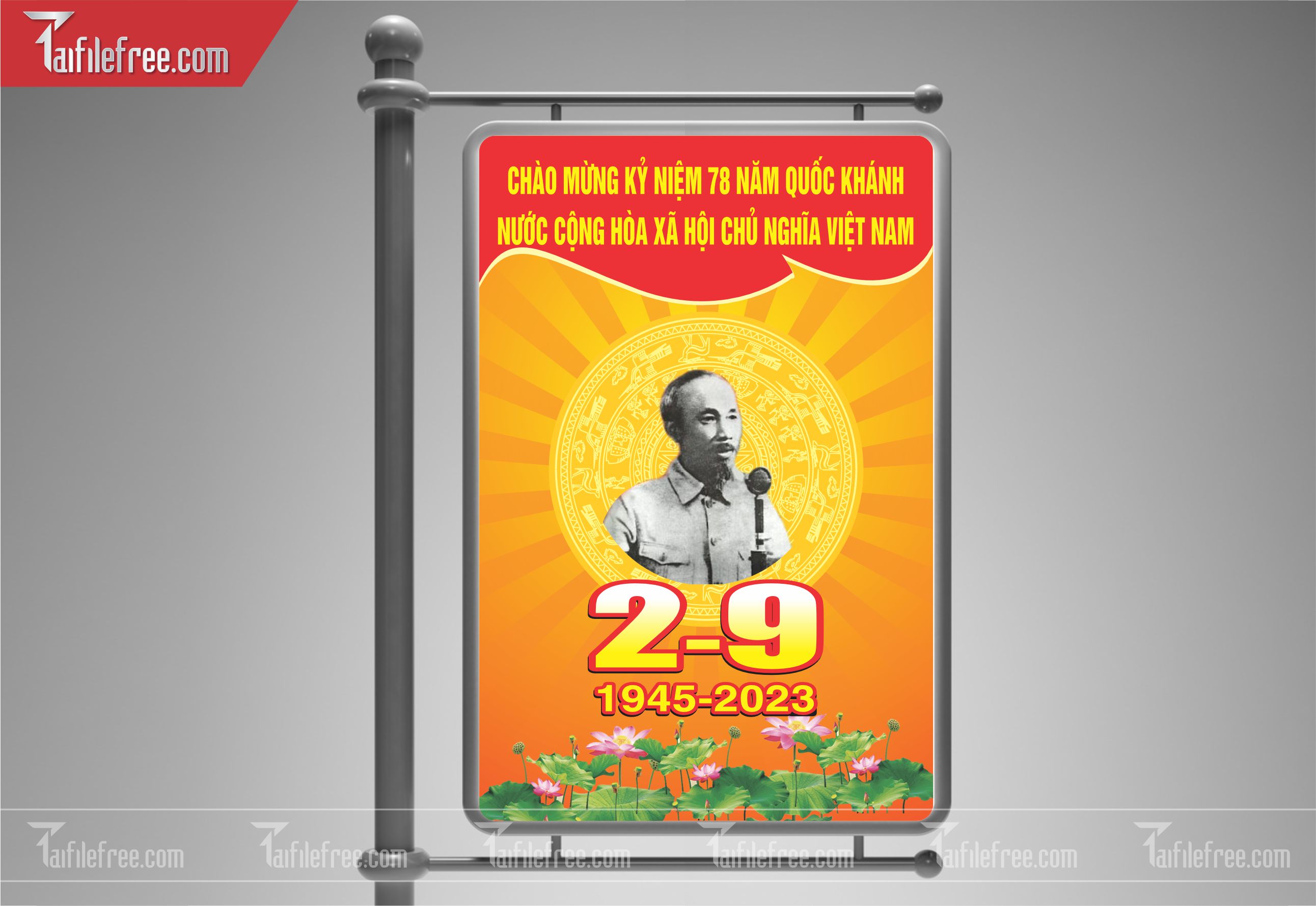 Banner, Poster Kỷ Niệm Quốc Khánh Ngày Độc Lập QK16