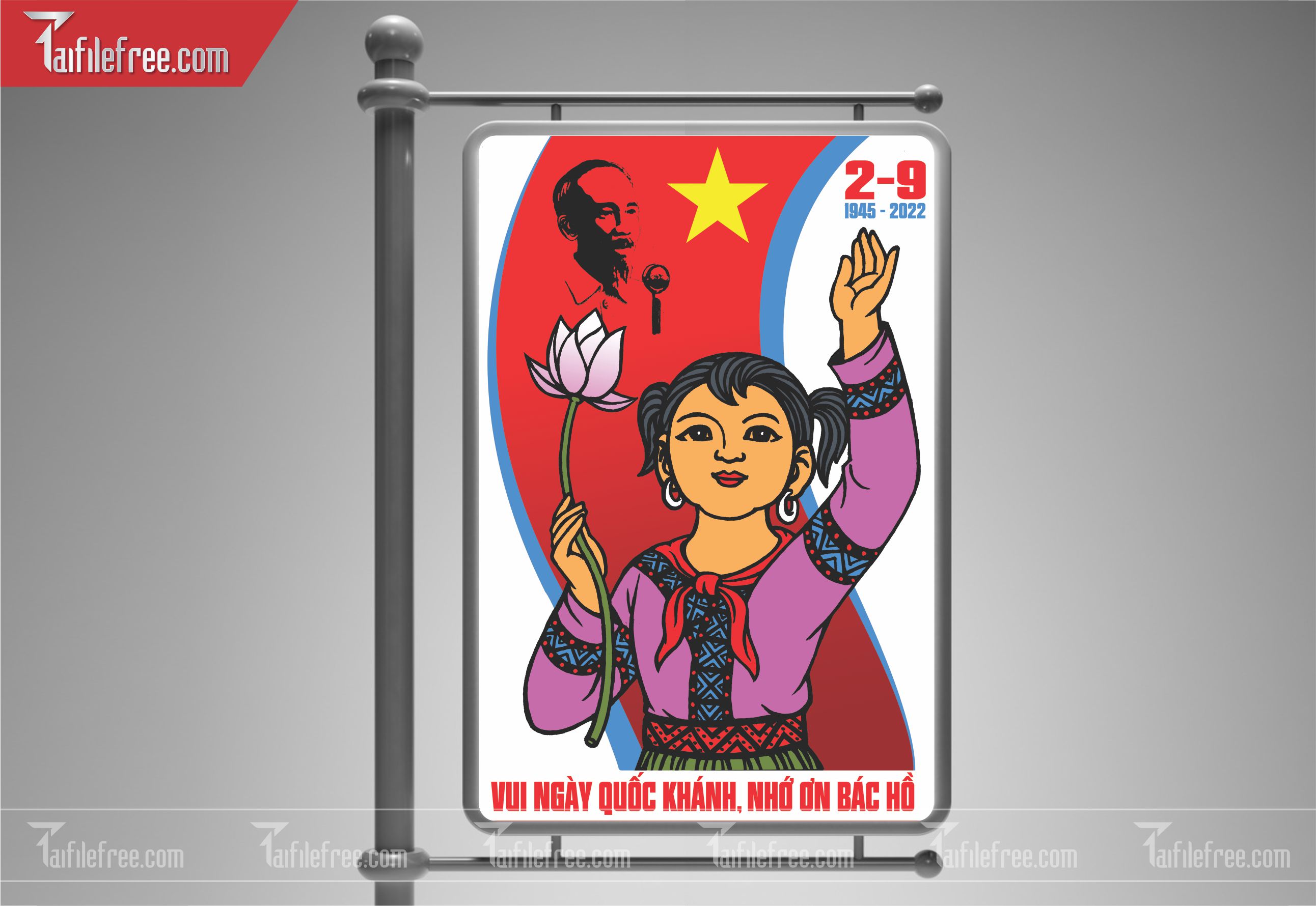 Banner, Poster Kỷ Niệm Quốc Khánh Ngày Độc Lập QK17